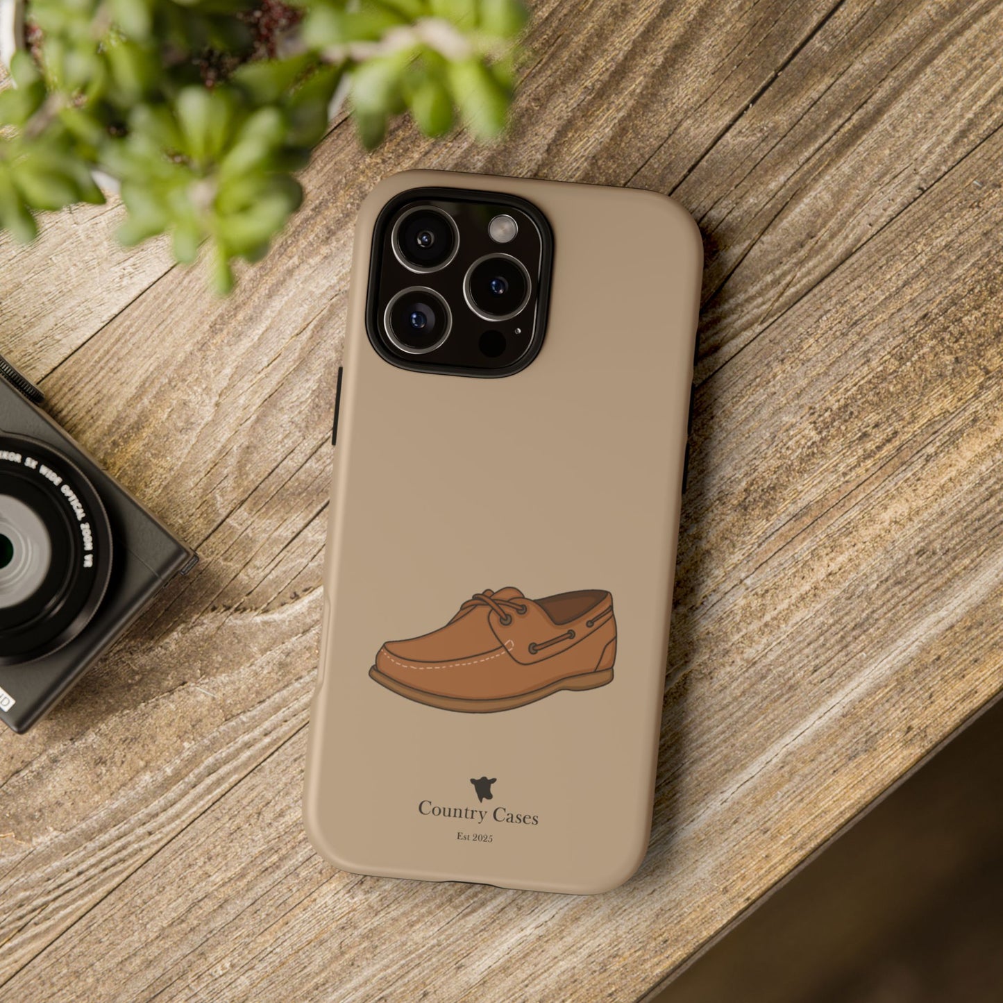 Classic boat shoe phone case