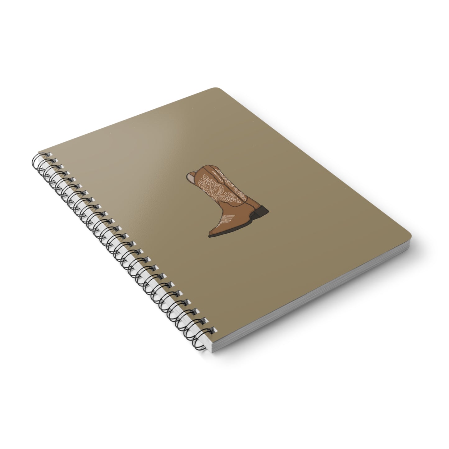 Cowboy boot notebook