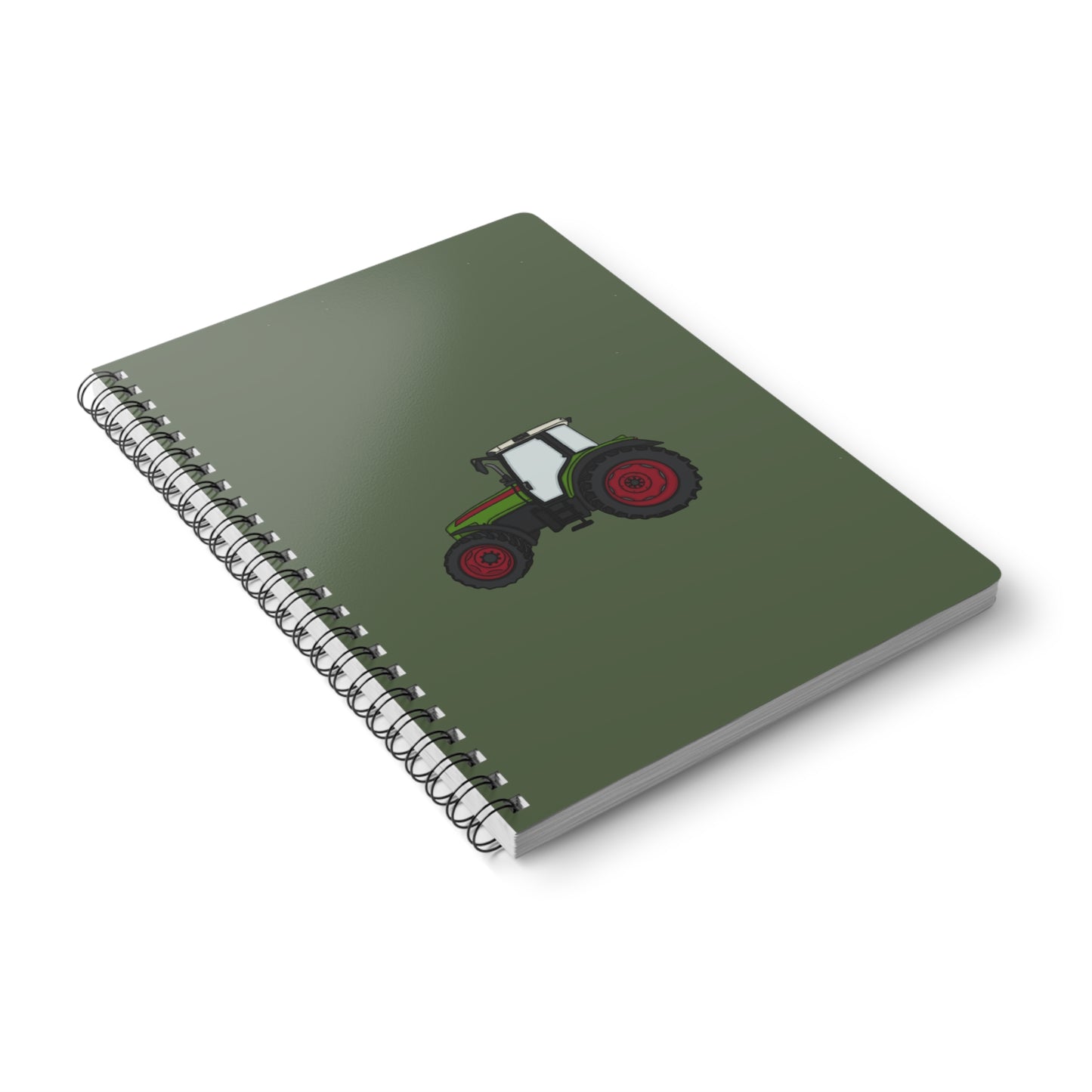 Green tractor notebook