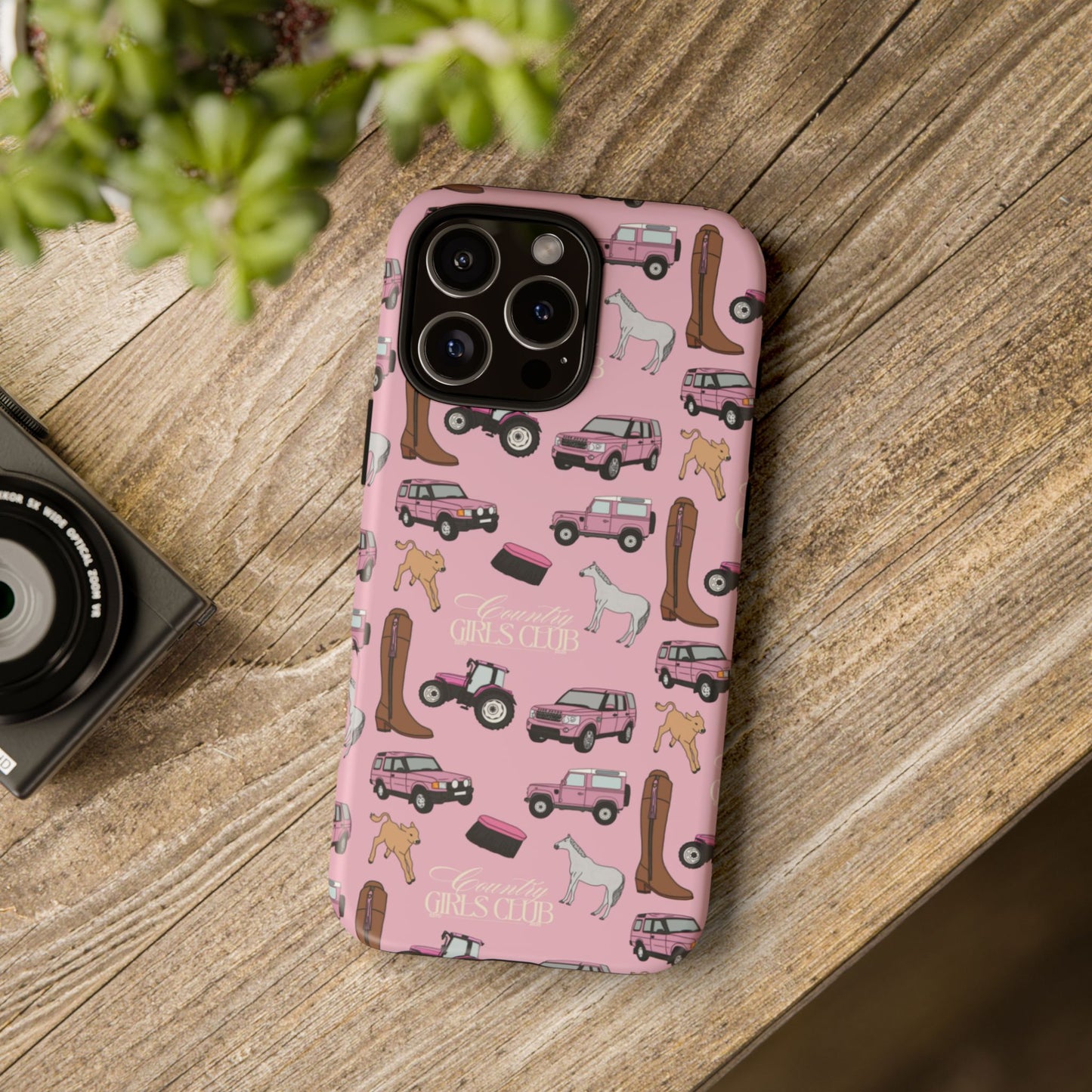 Pink Country Girls Club Case
