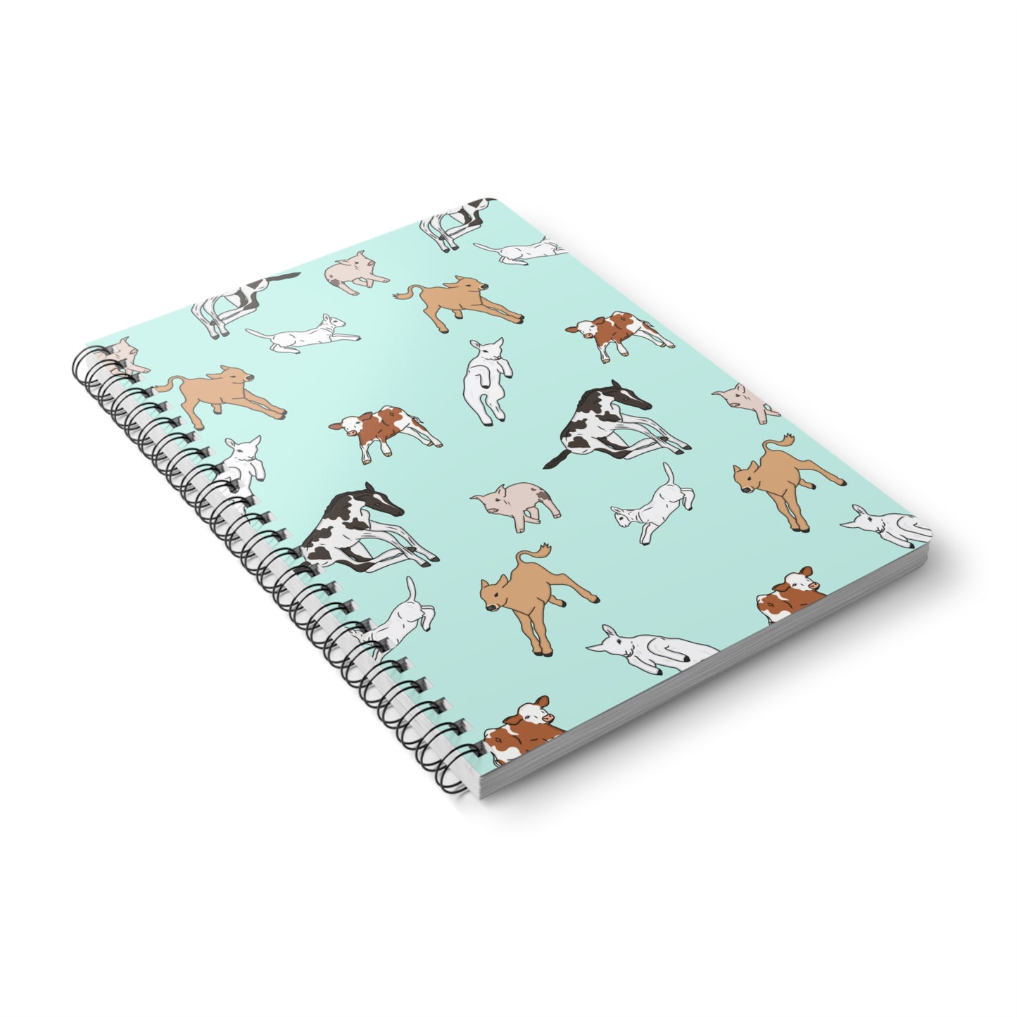 Farmyard friends blue notebook