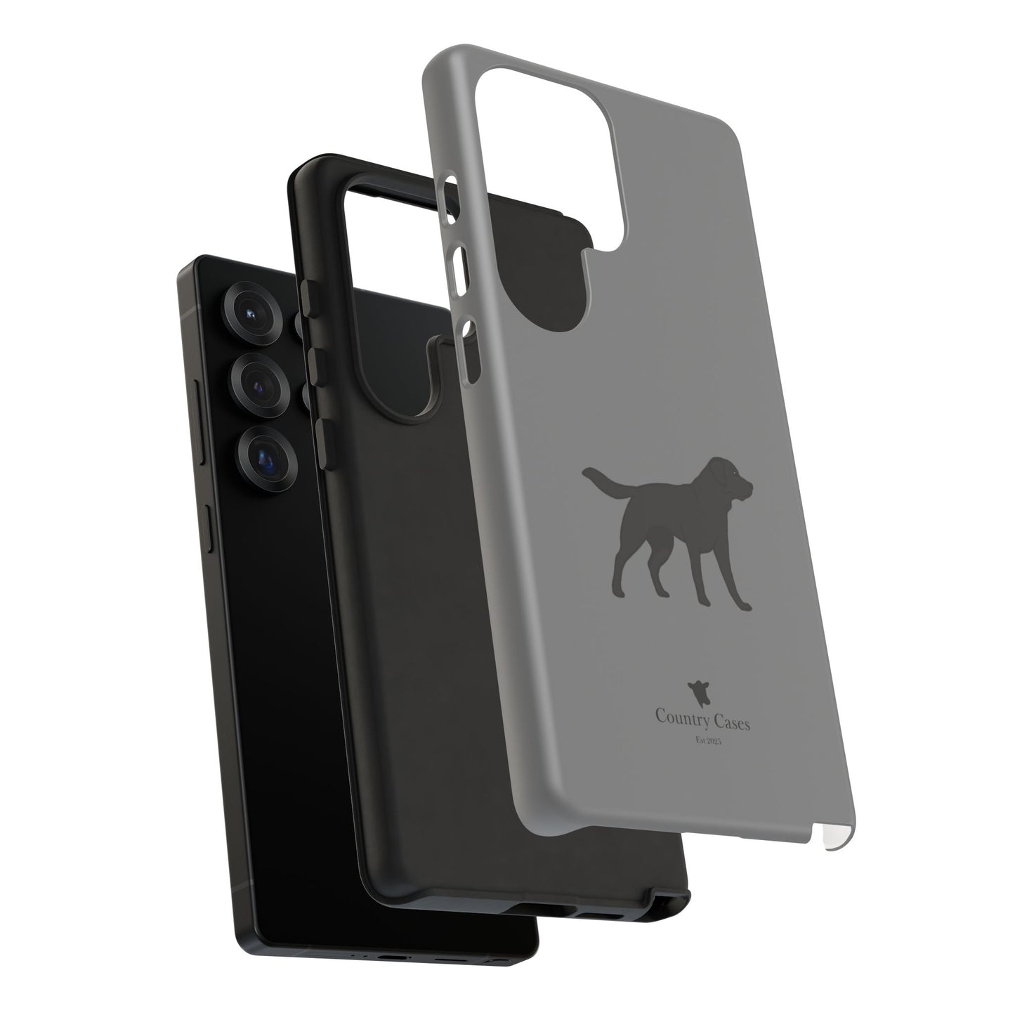 Android black Labrador case