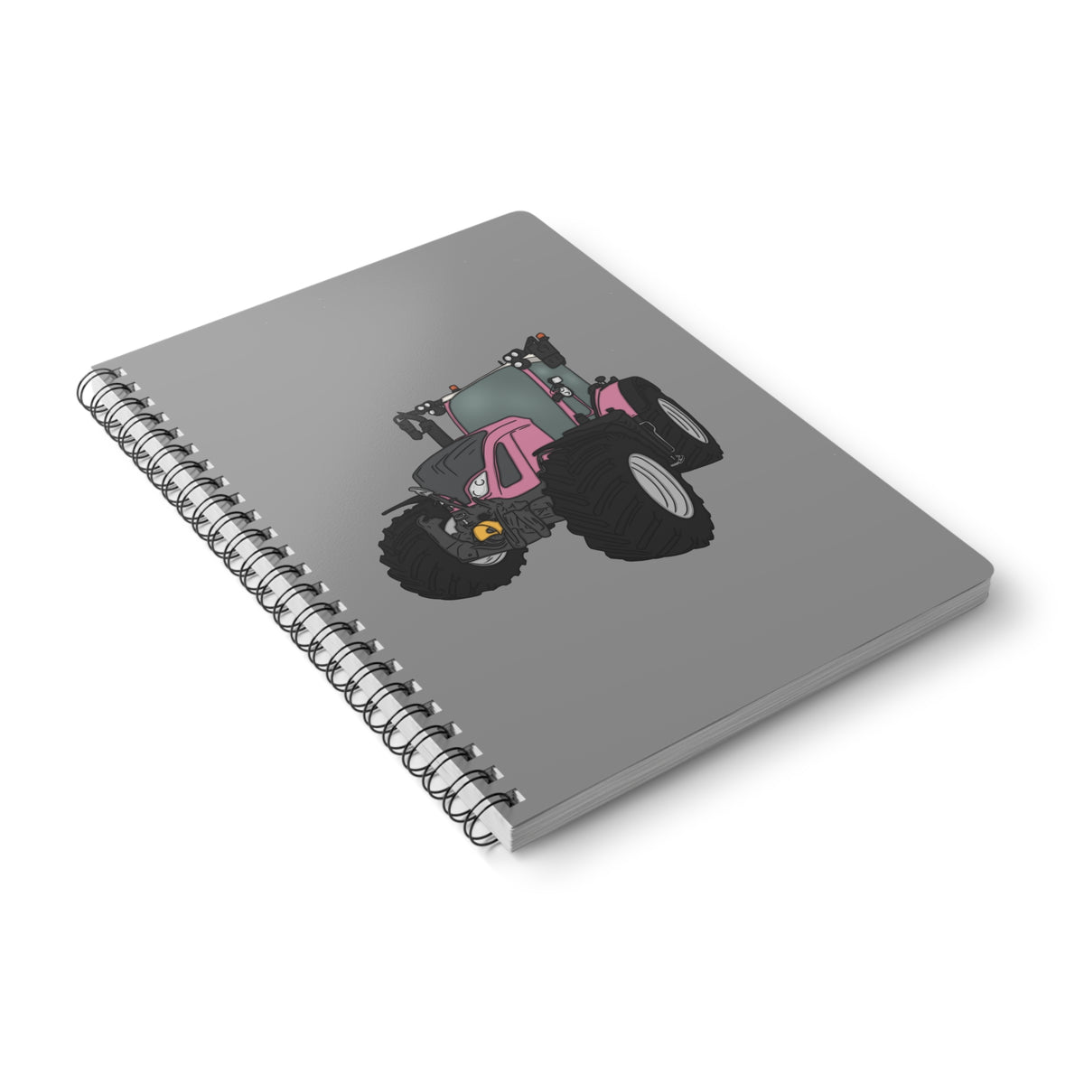 Blush Tractor Notebook