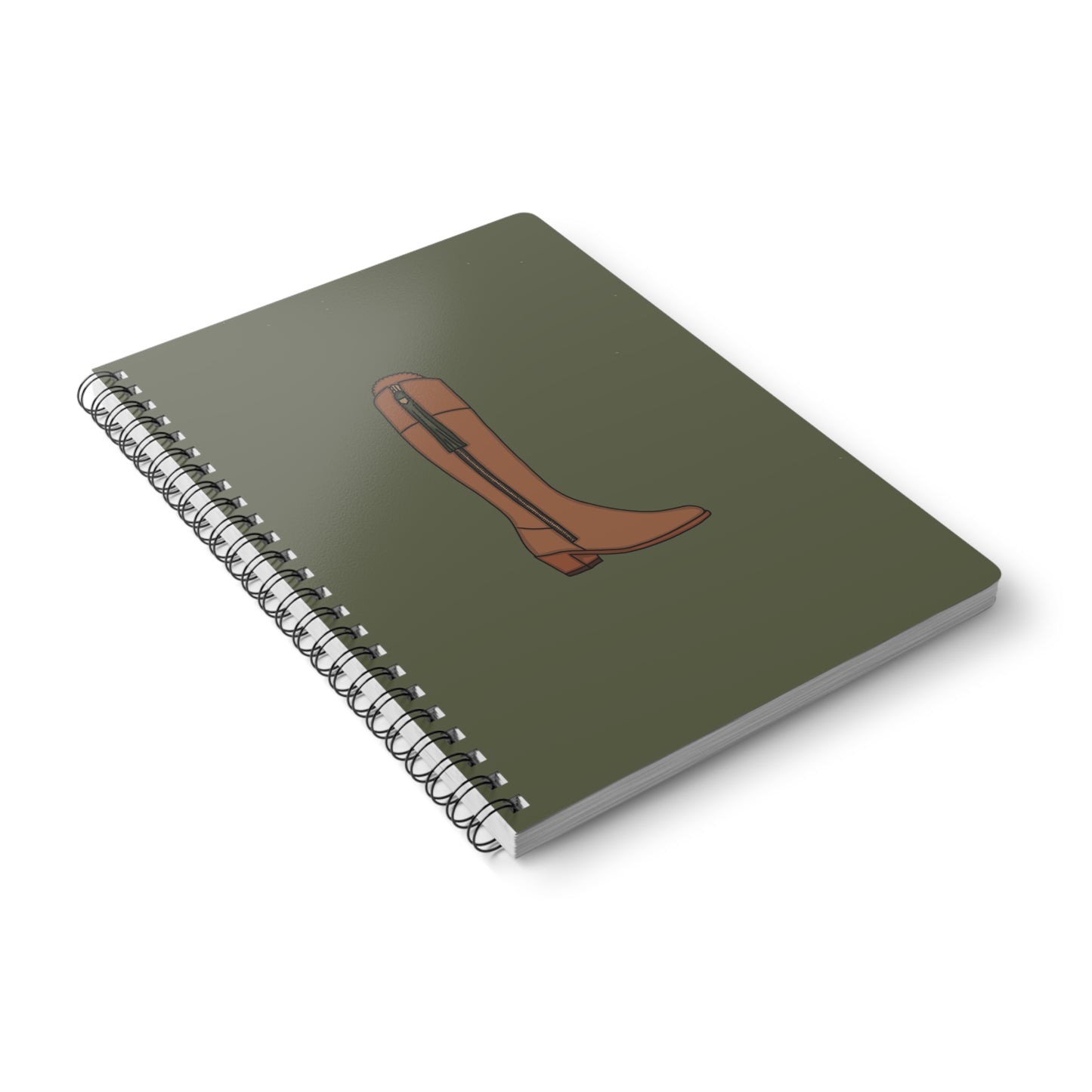 Green country boot notebook
