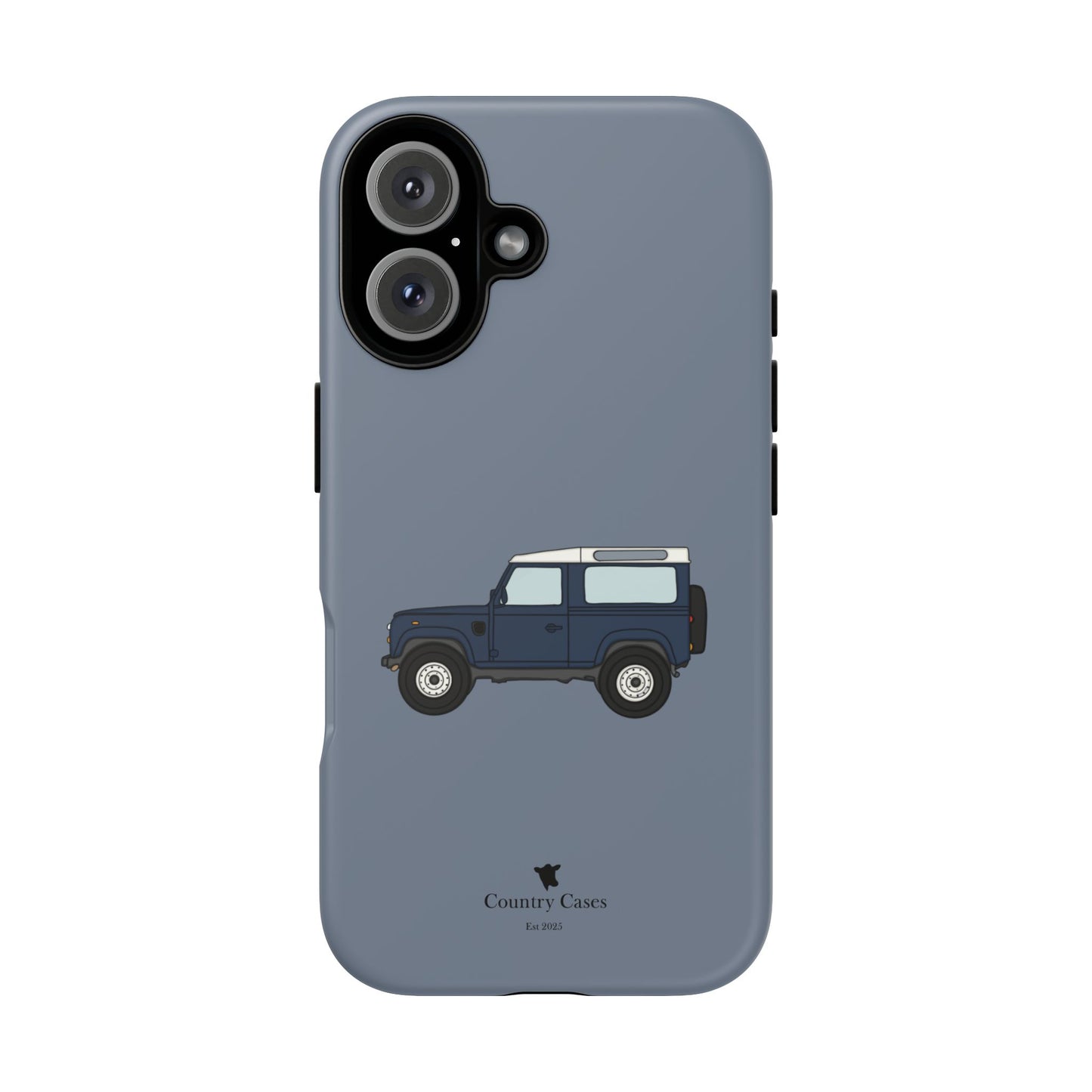 Blue landy phone case