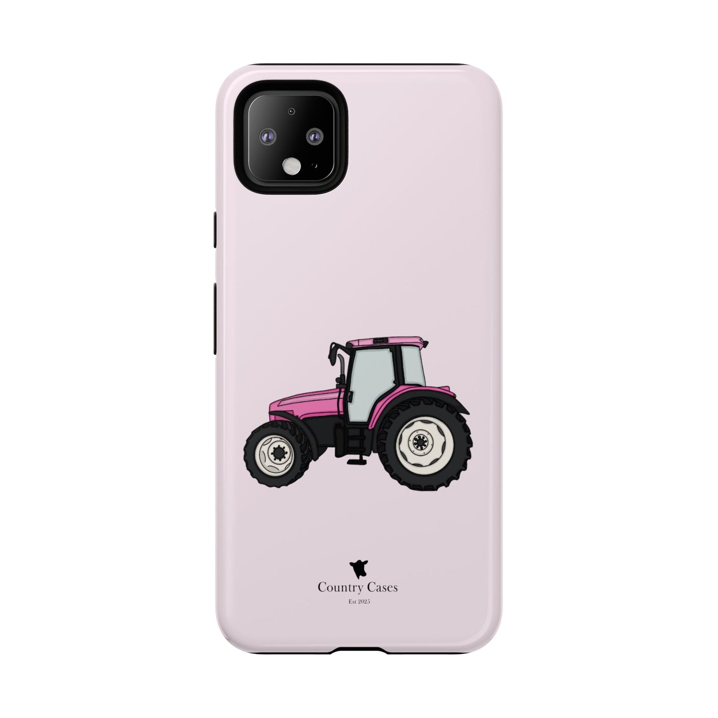 Android pink tractor case