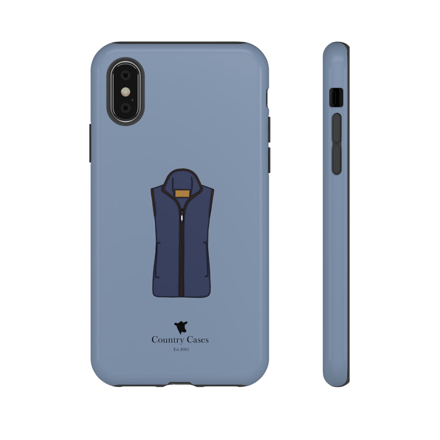 Blue fleece case
