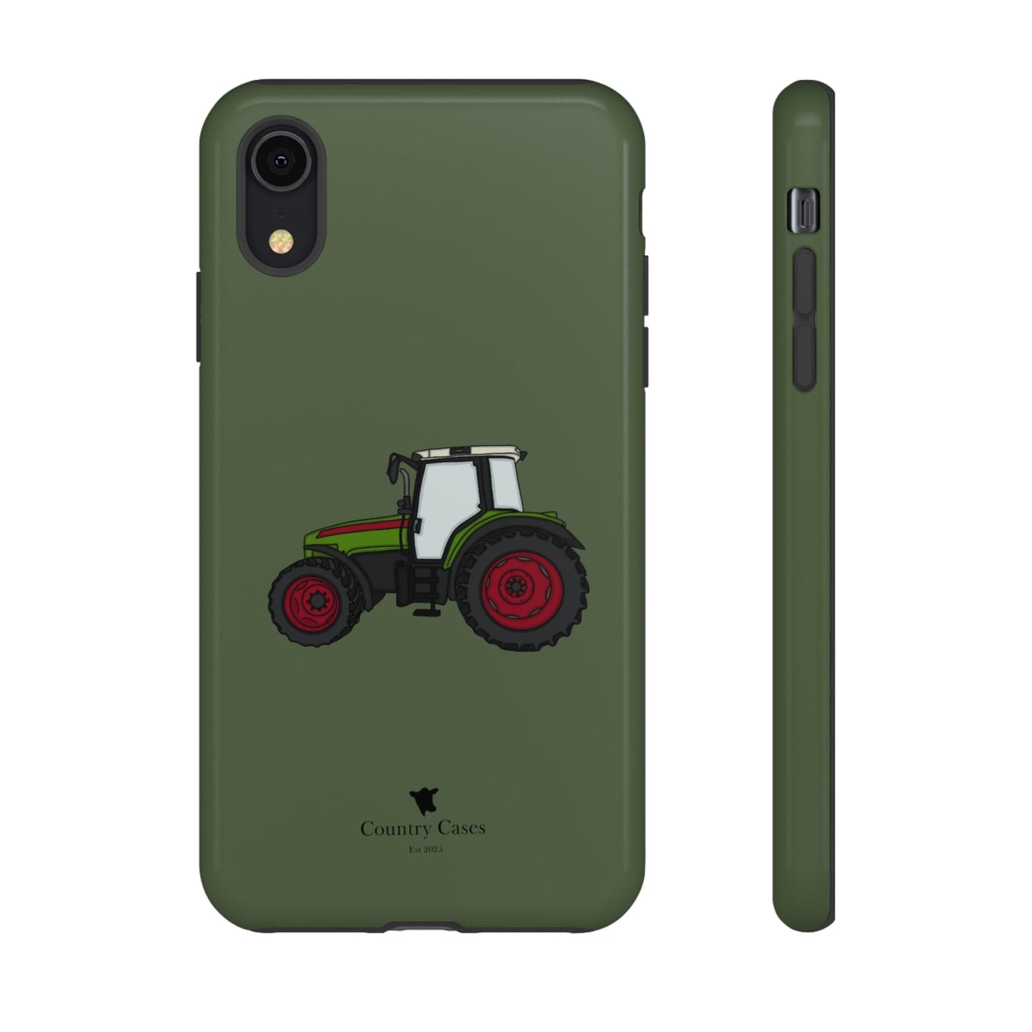 Green tractor case