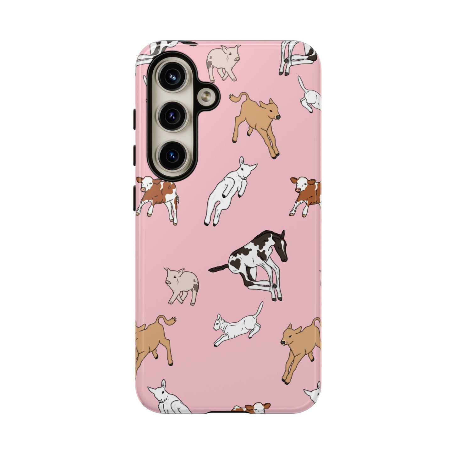 Android Farmyard Friends Pink Case