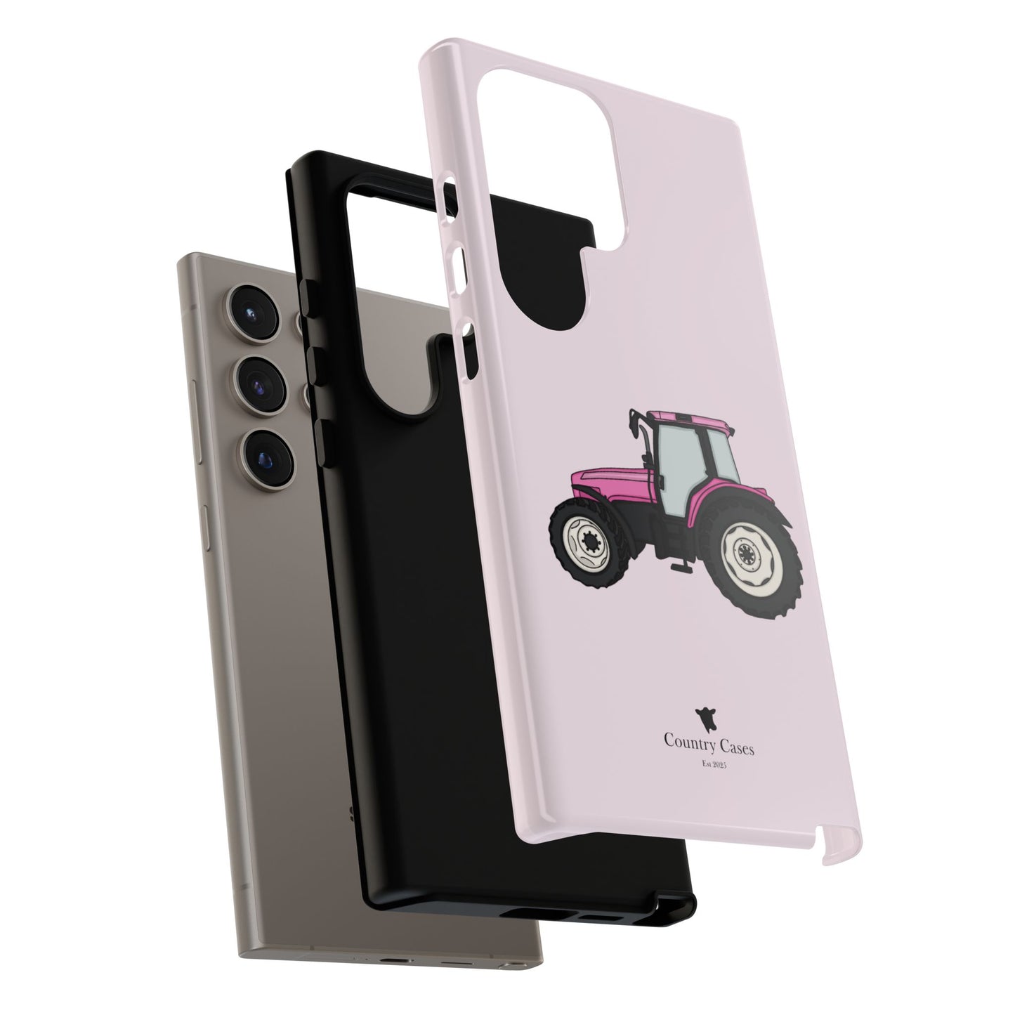 Android pink tractor case