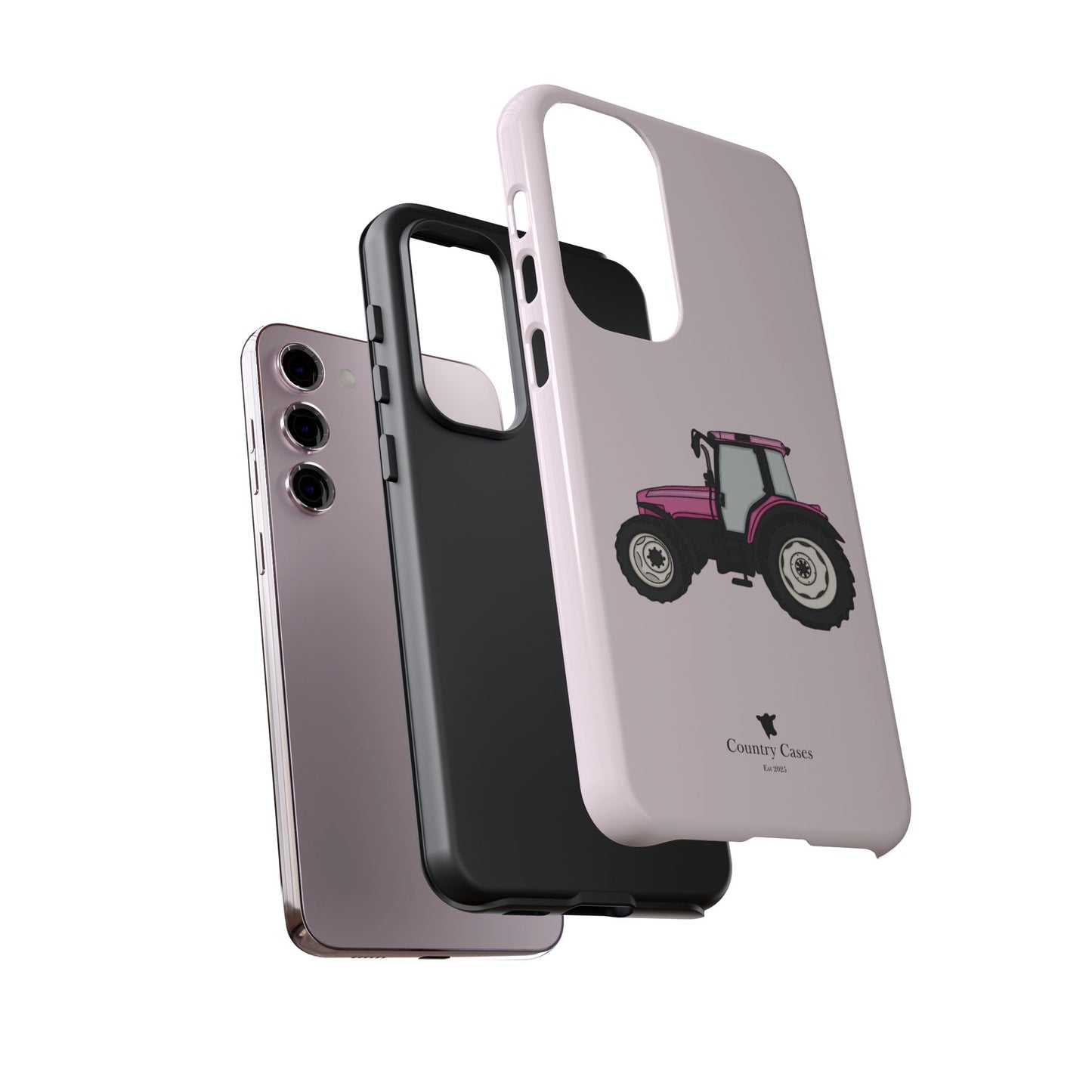 Android pink tractor case