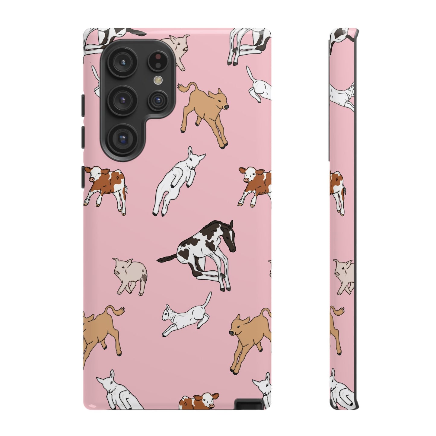 Android Farmyard Friends Pink Case