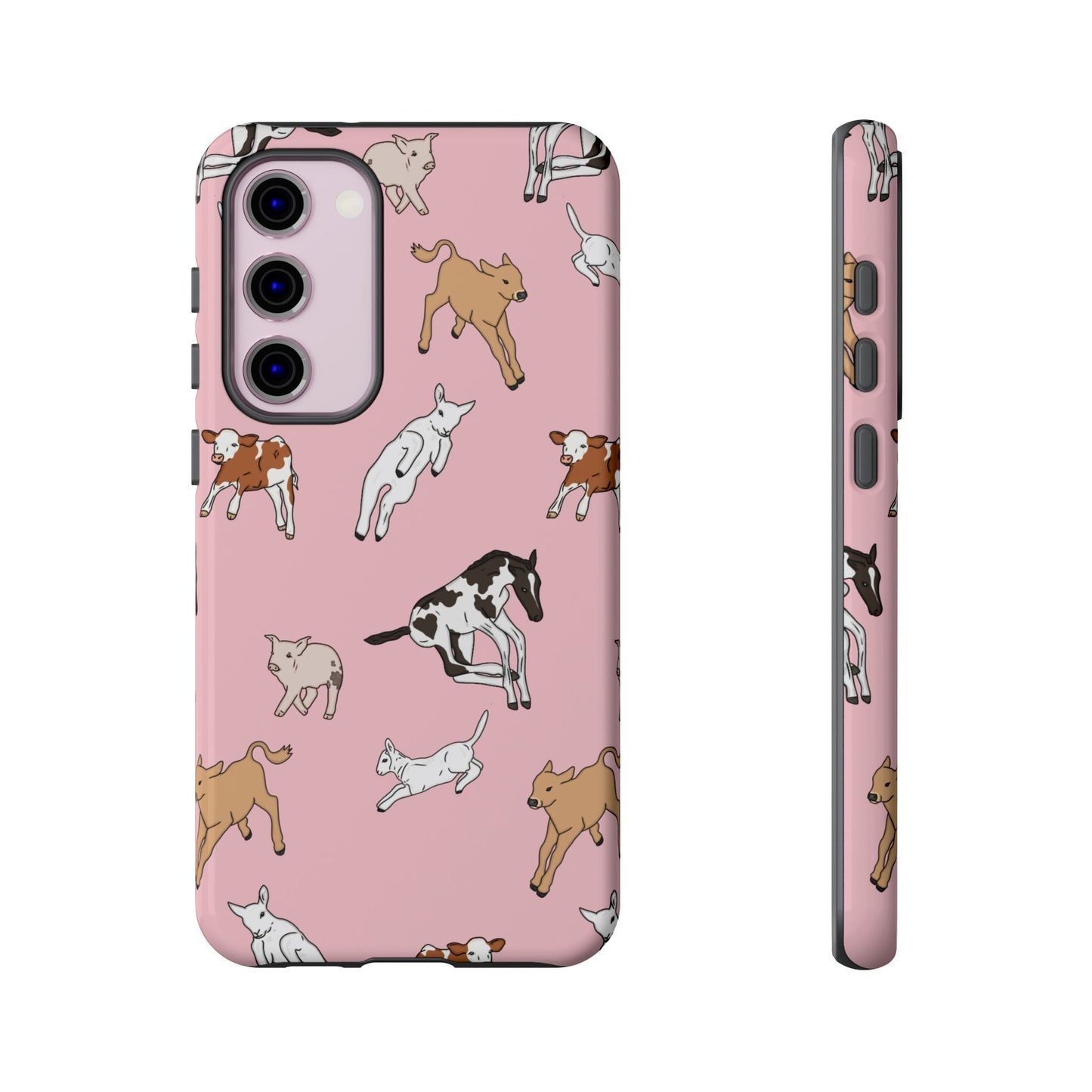 Android Farmyard Friends Pink Case