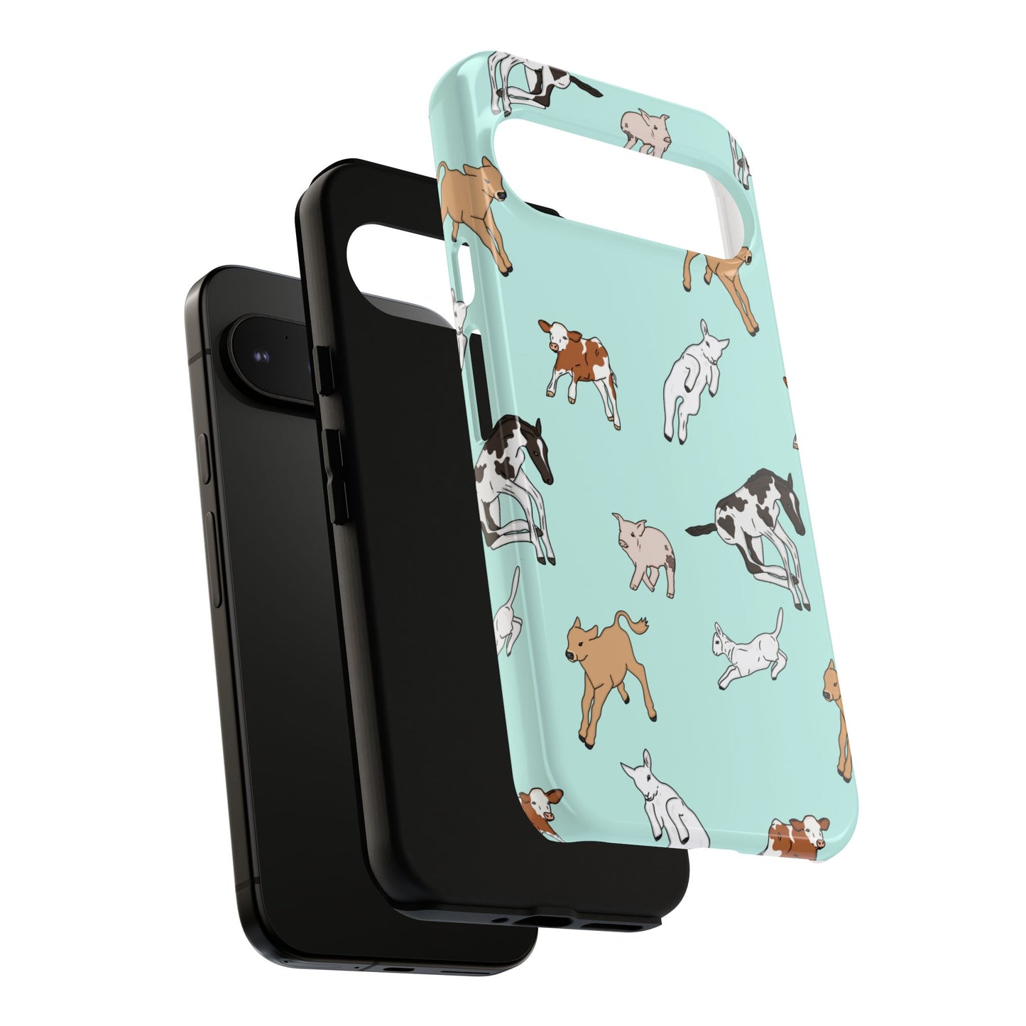 Android farmyard Freinds Blue Case