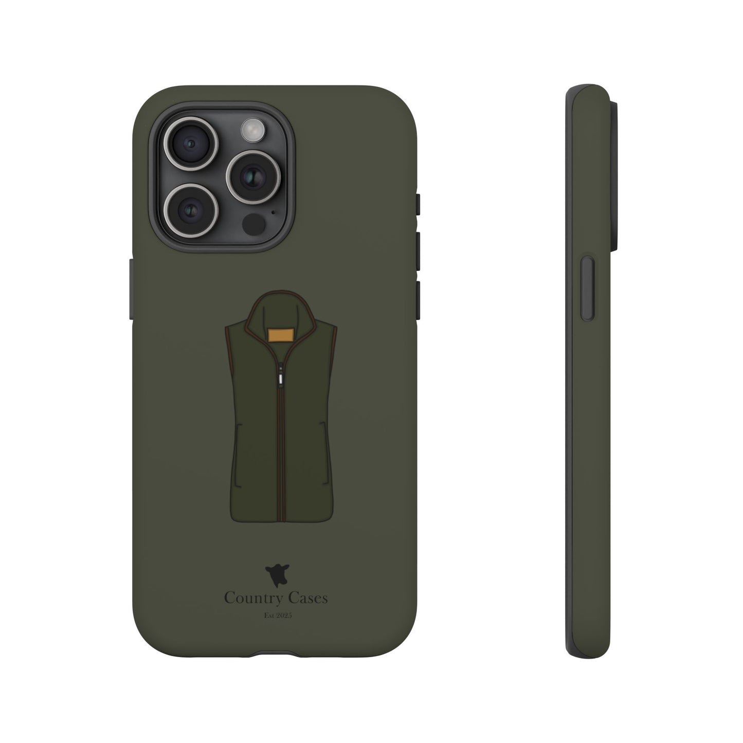 Green fleece case