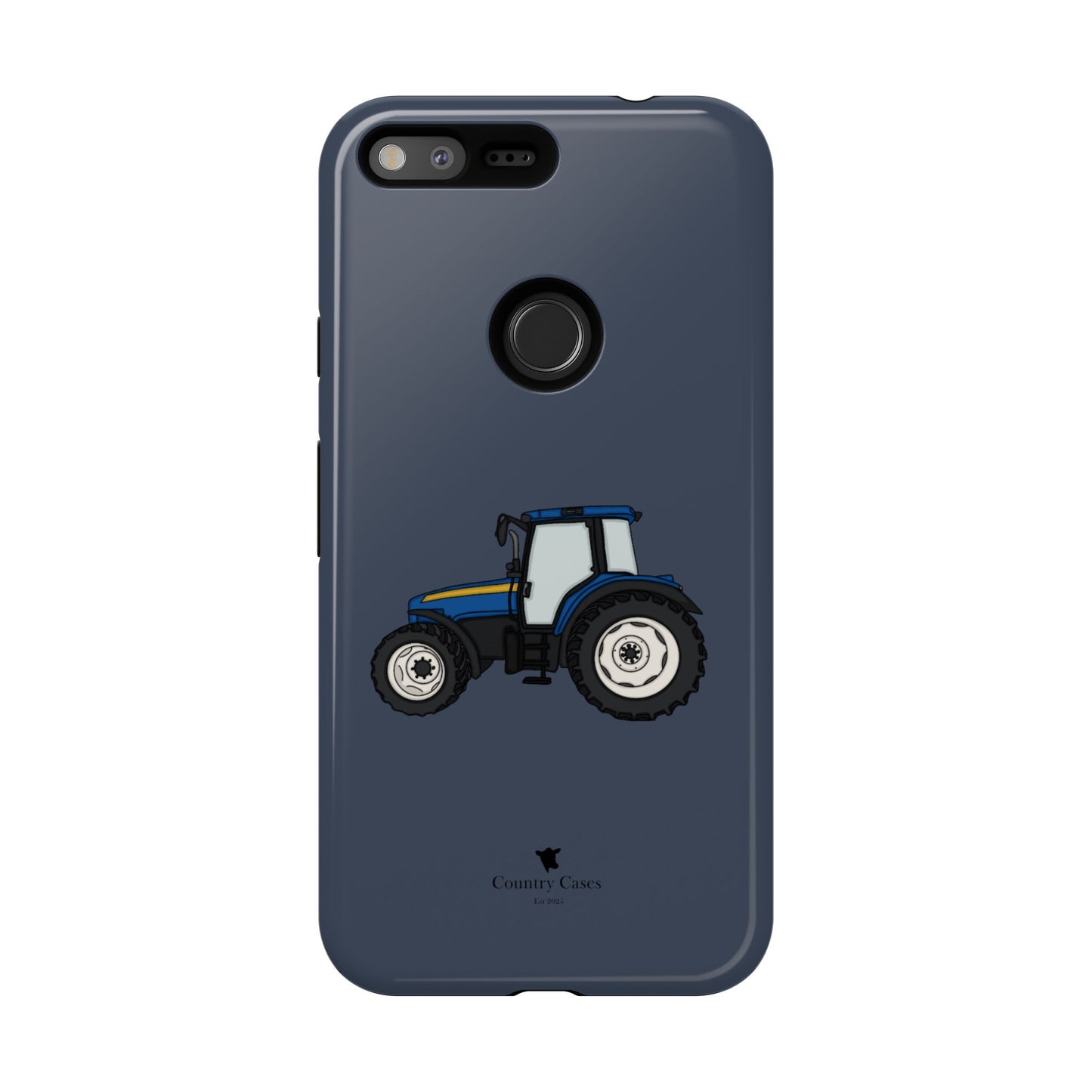Android blue tractor case