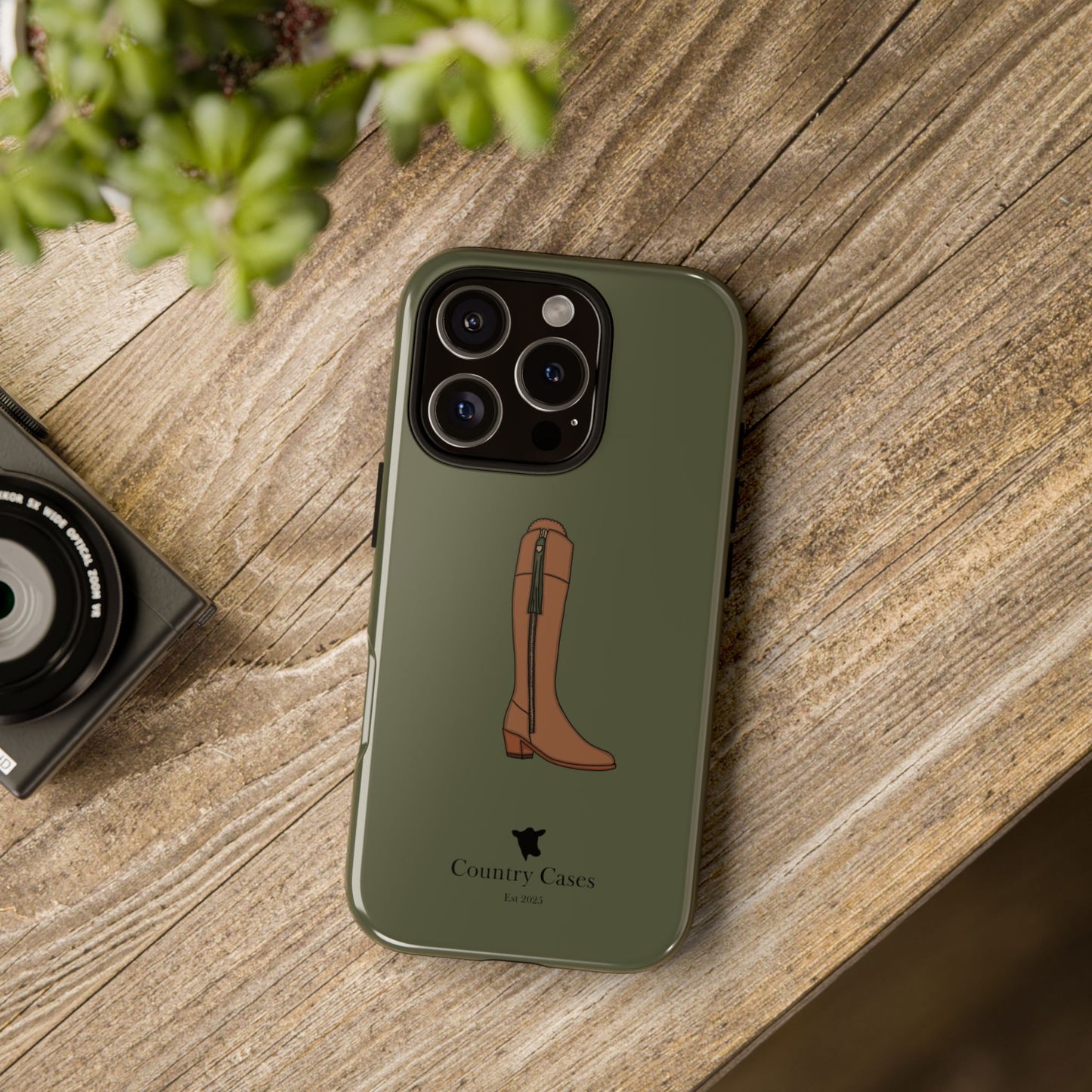 Green country boot case