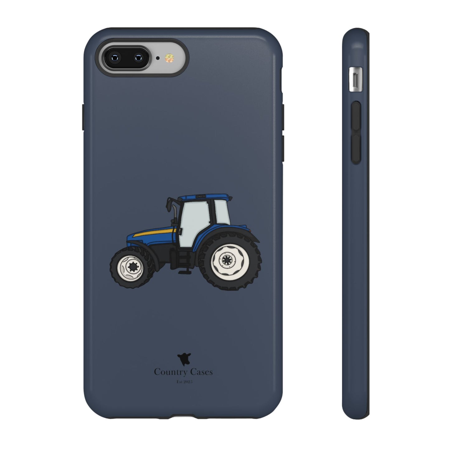 Blue tractor case