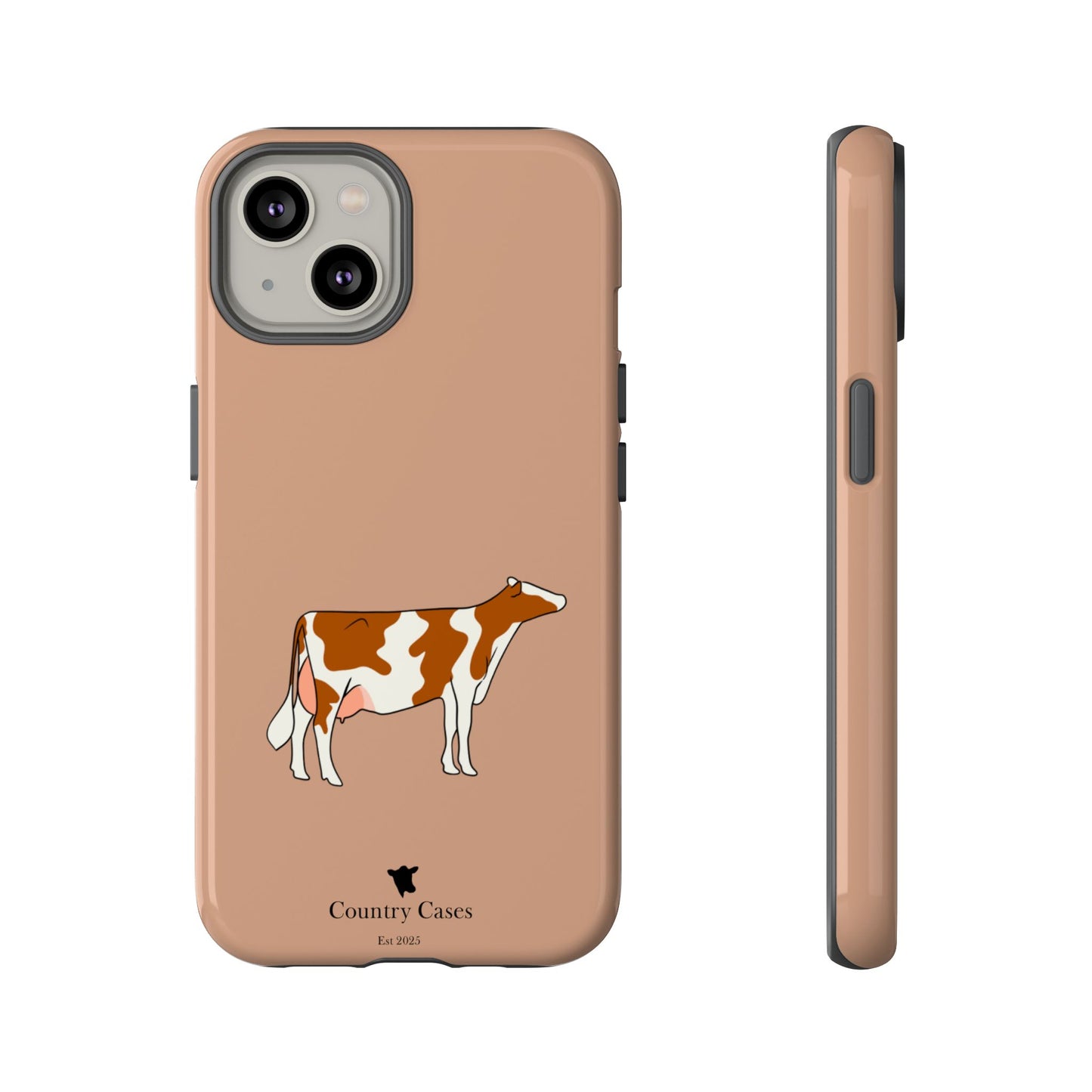 Red and white Holstein case