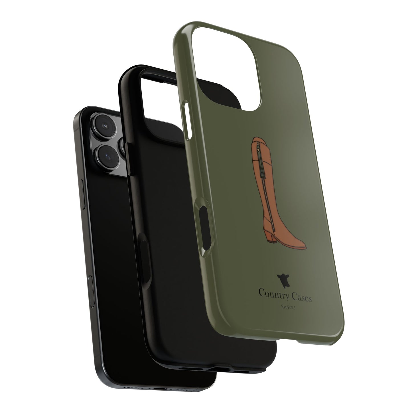 Green country boot case