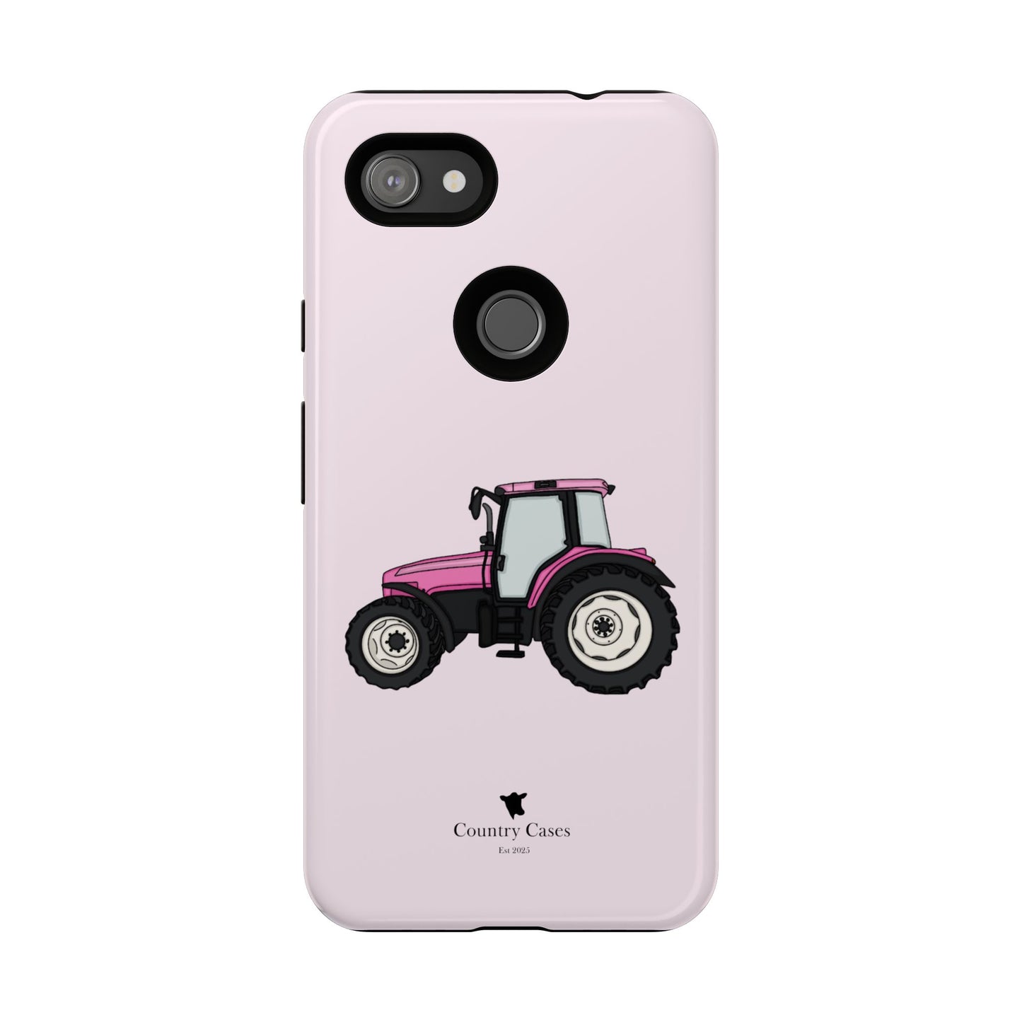 Android pink tractor case