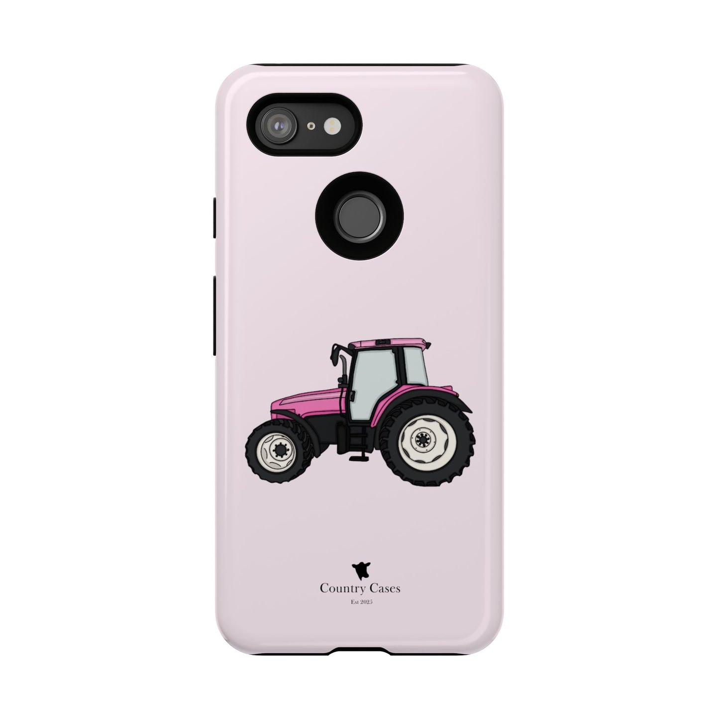 Android pink tractor case