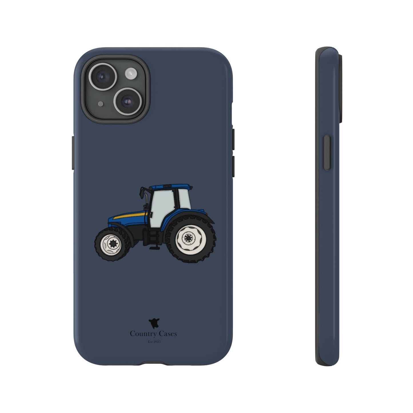 Blue tractor case
