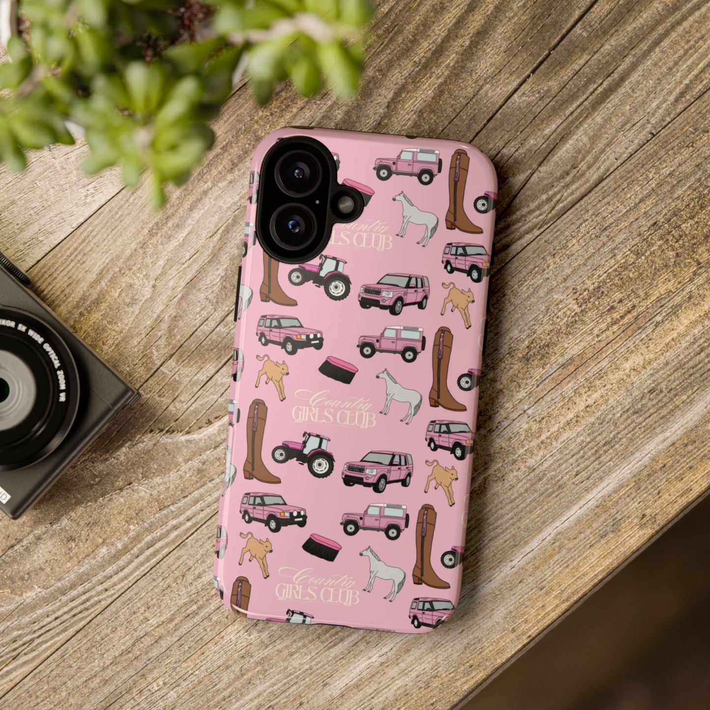 Pink Country Girls Club Case