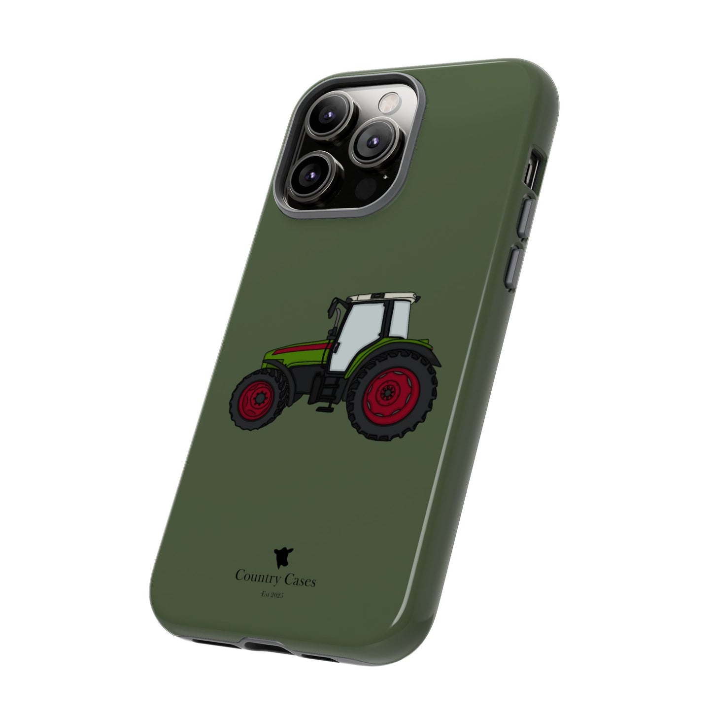 Green tractor case