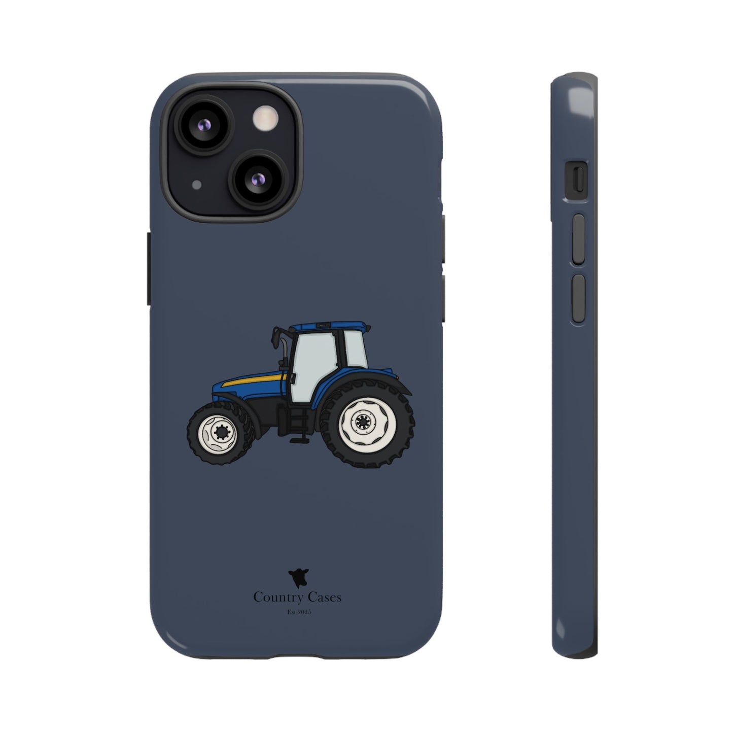 Blue tractor case