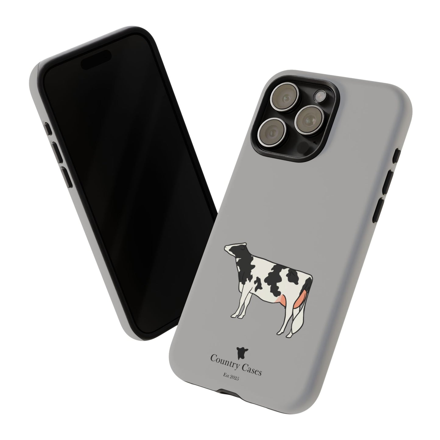 Black and white Holstein case