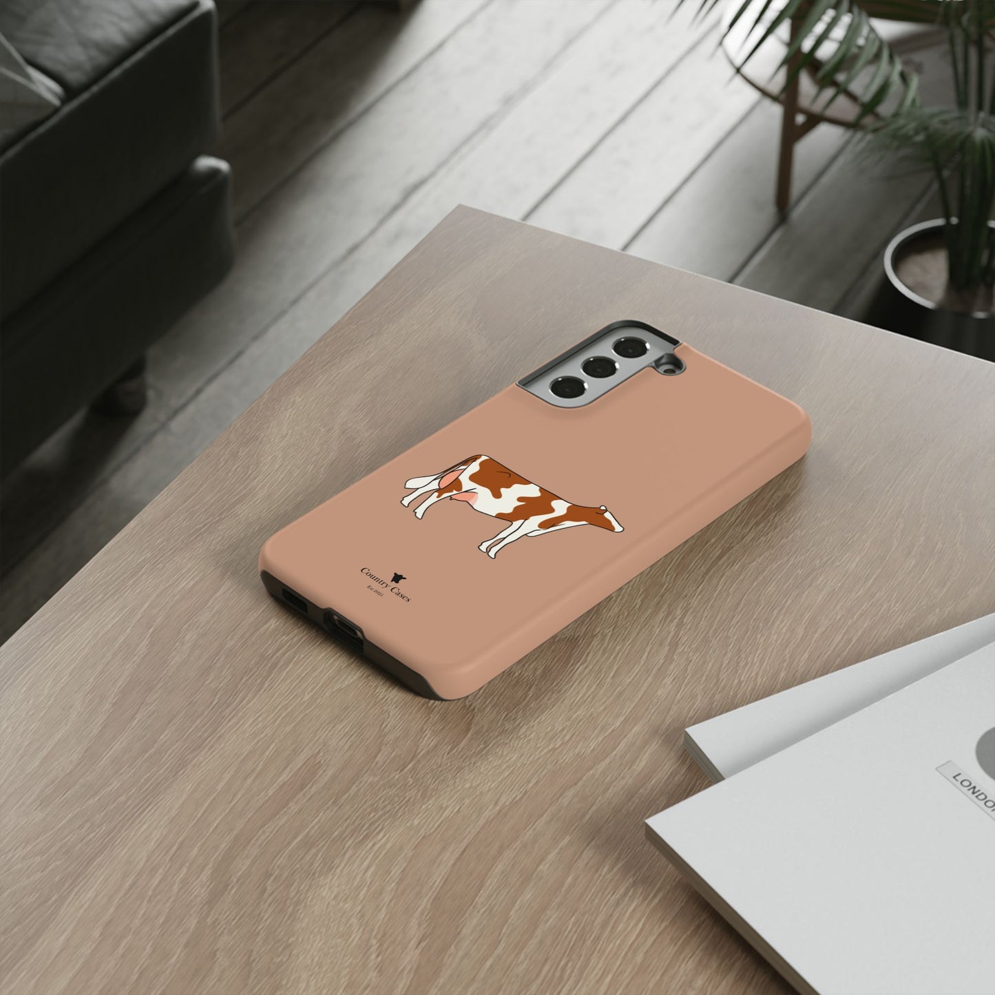 Android red and white Holstein case