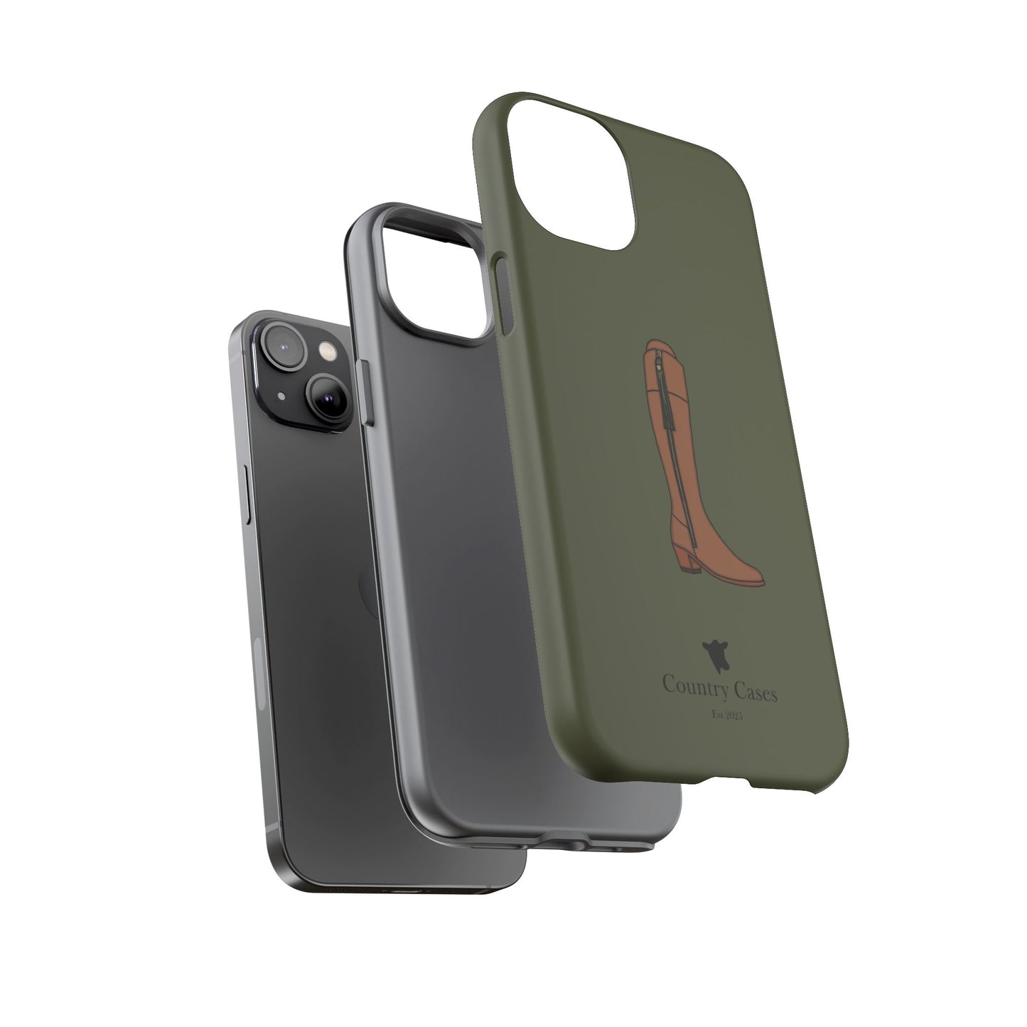 Green country boot case