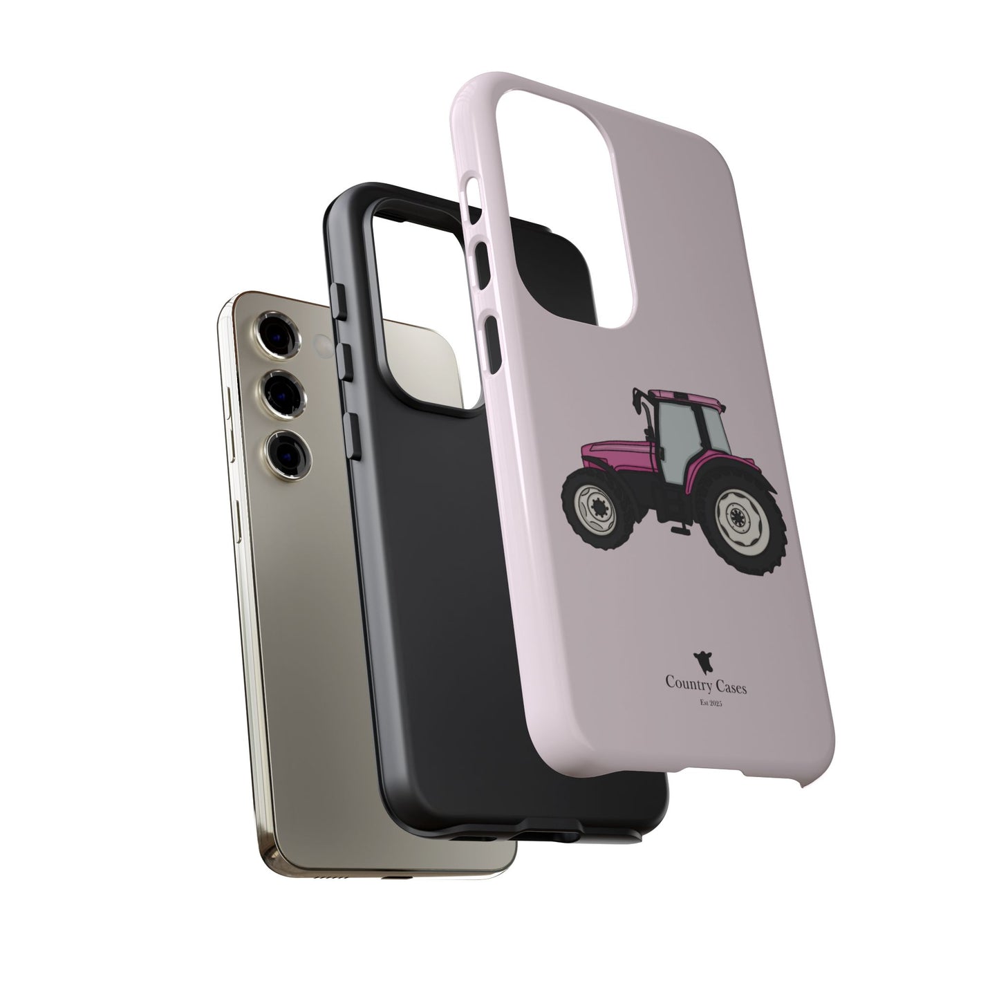 Android pink tractor case