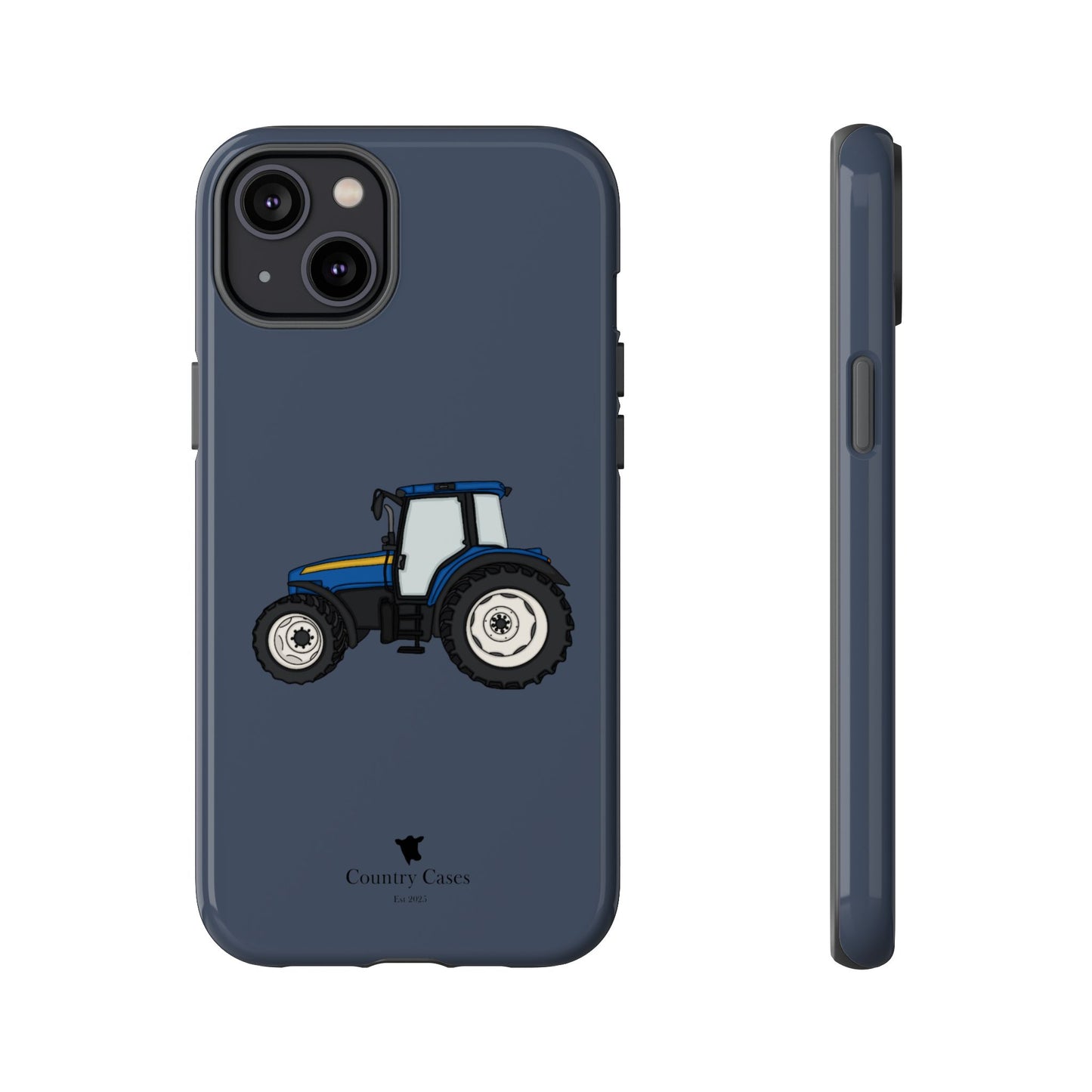 Blue tractor case