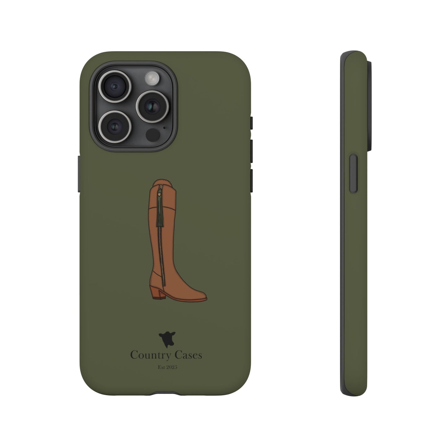 Green country boot case