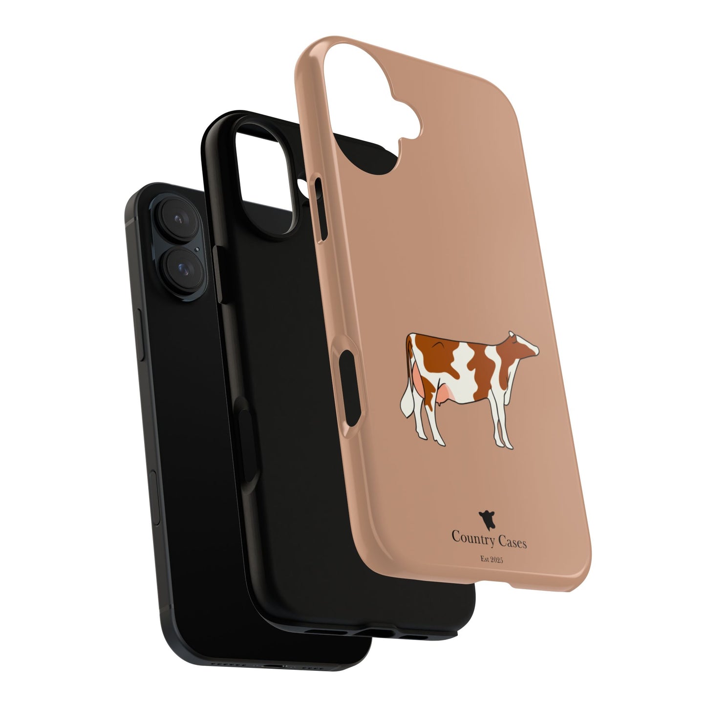 Red and white Holstein case