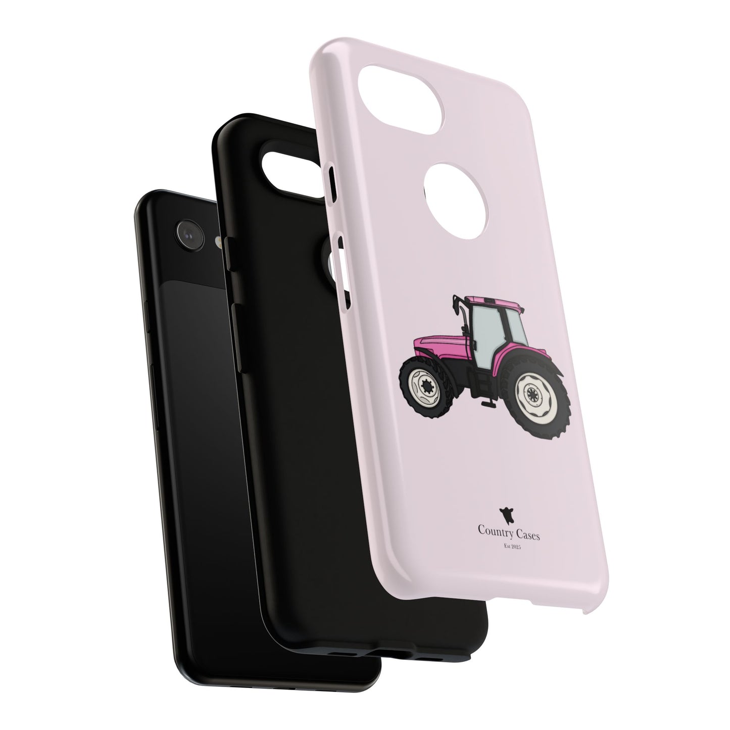 Android pink tractor case