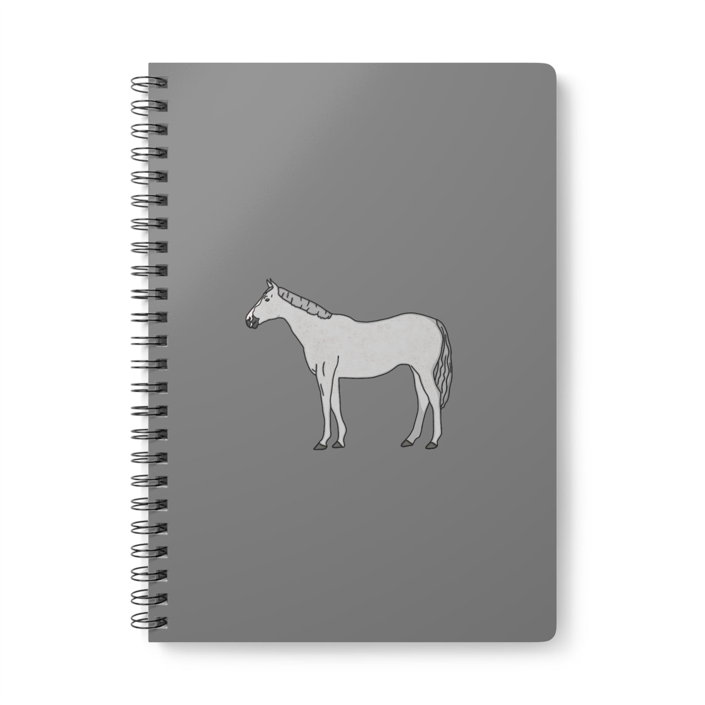 Grey horse notebook