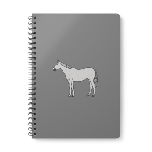 Grey horse notebook