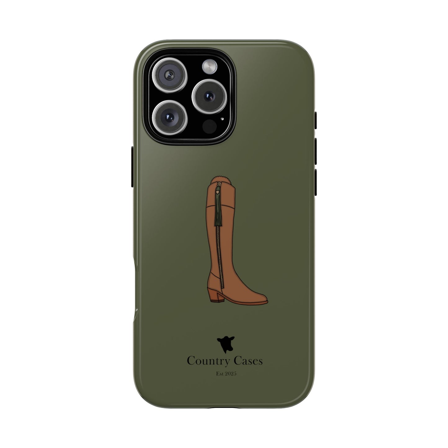 Green country boot case