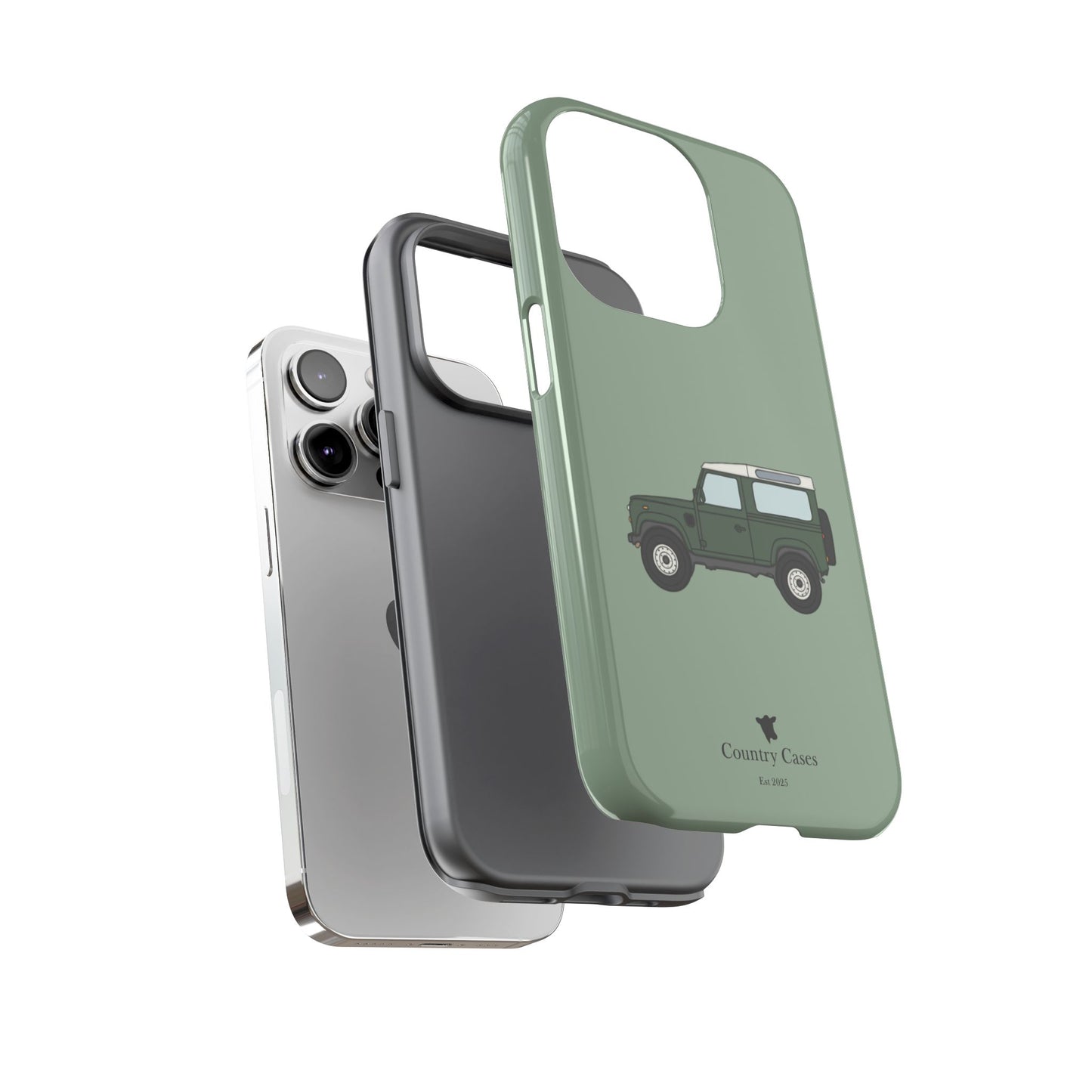 Green landy phone case