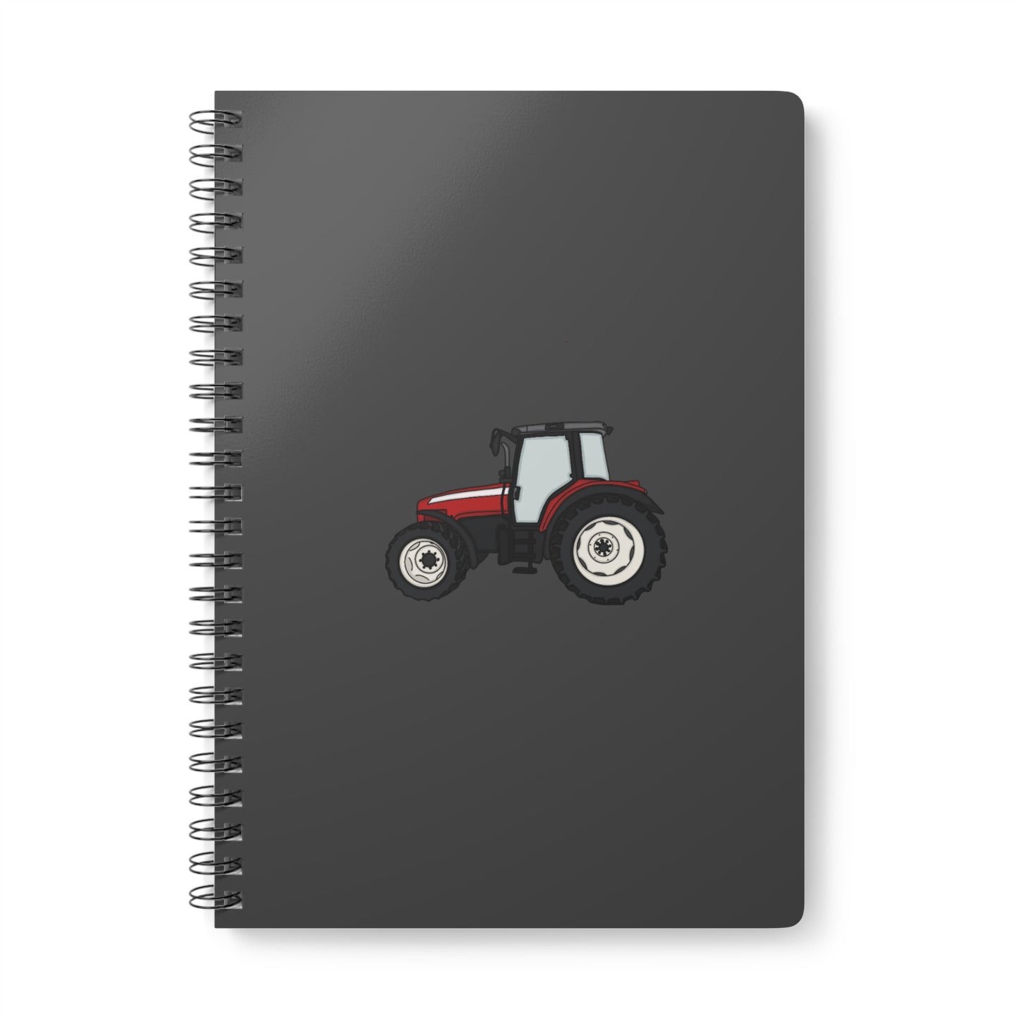 Red tractor notebook