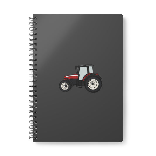 Red tractor notebook