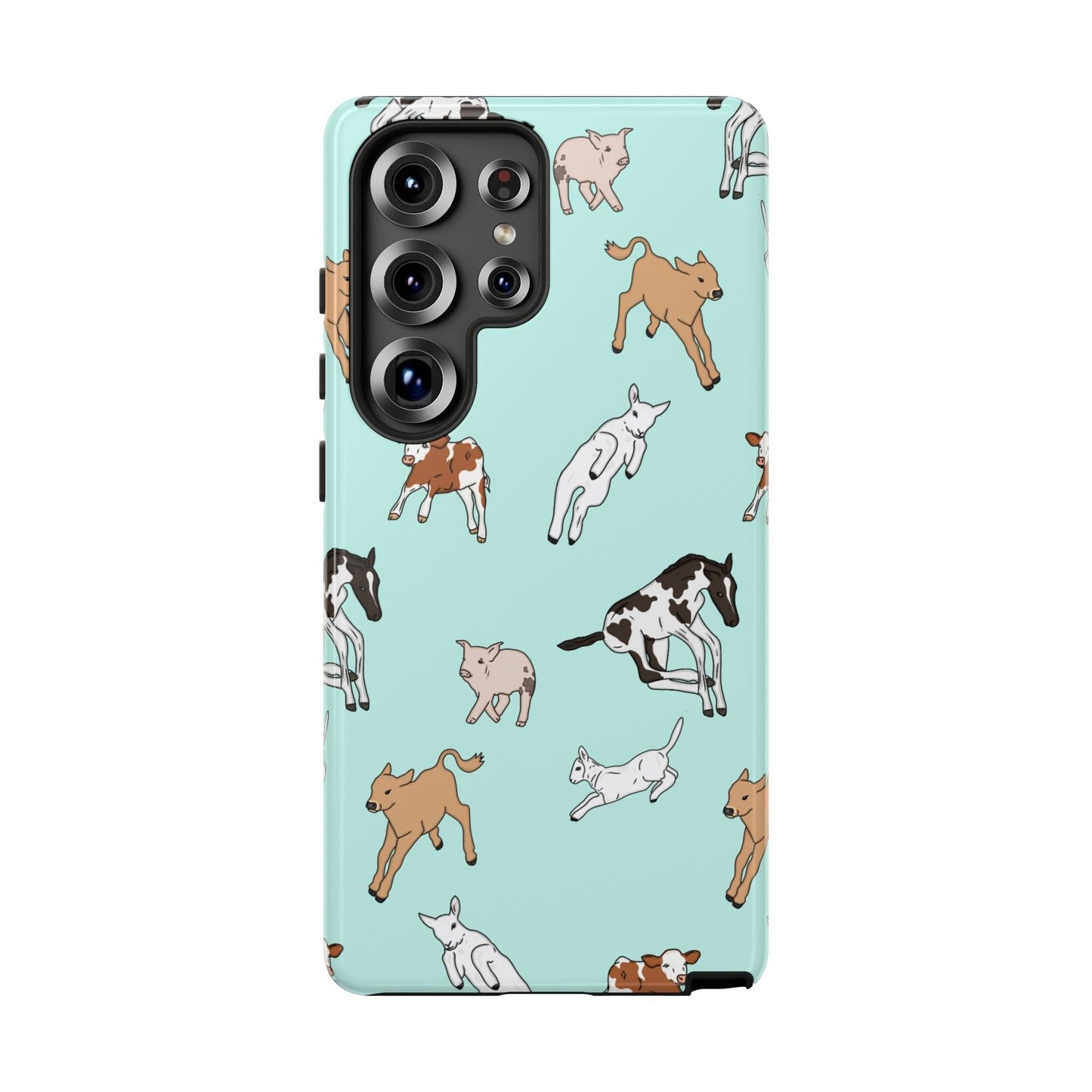 Android farmyard Freinds Blue Case