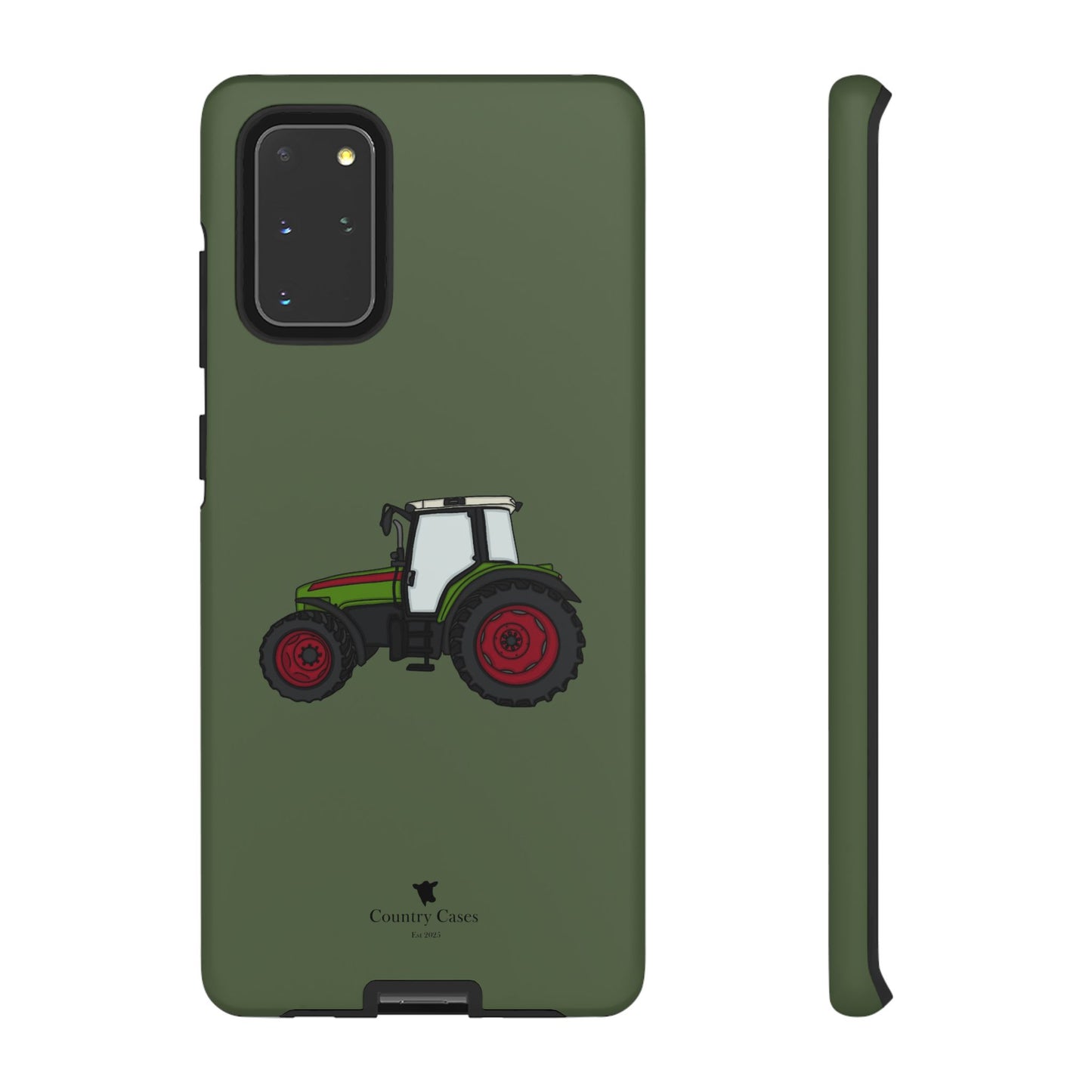 Android green tractor case