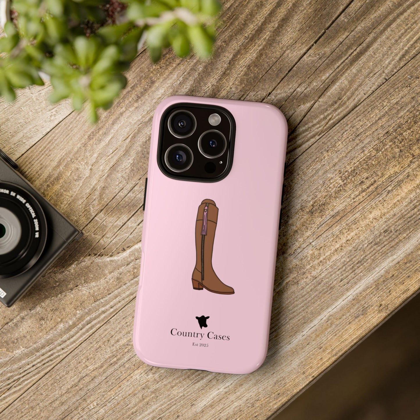 Pink Boot Case