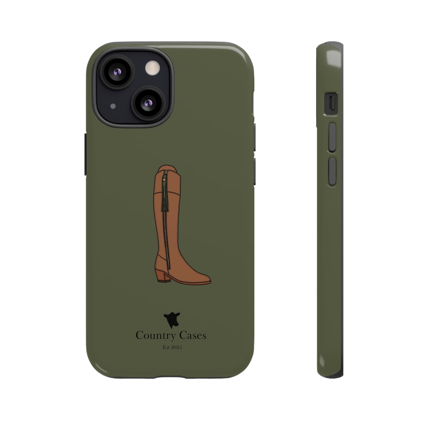 Green country boot case