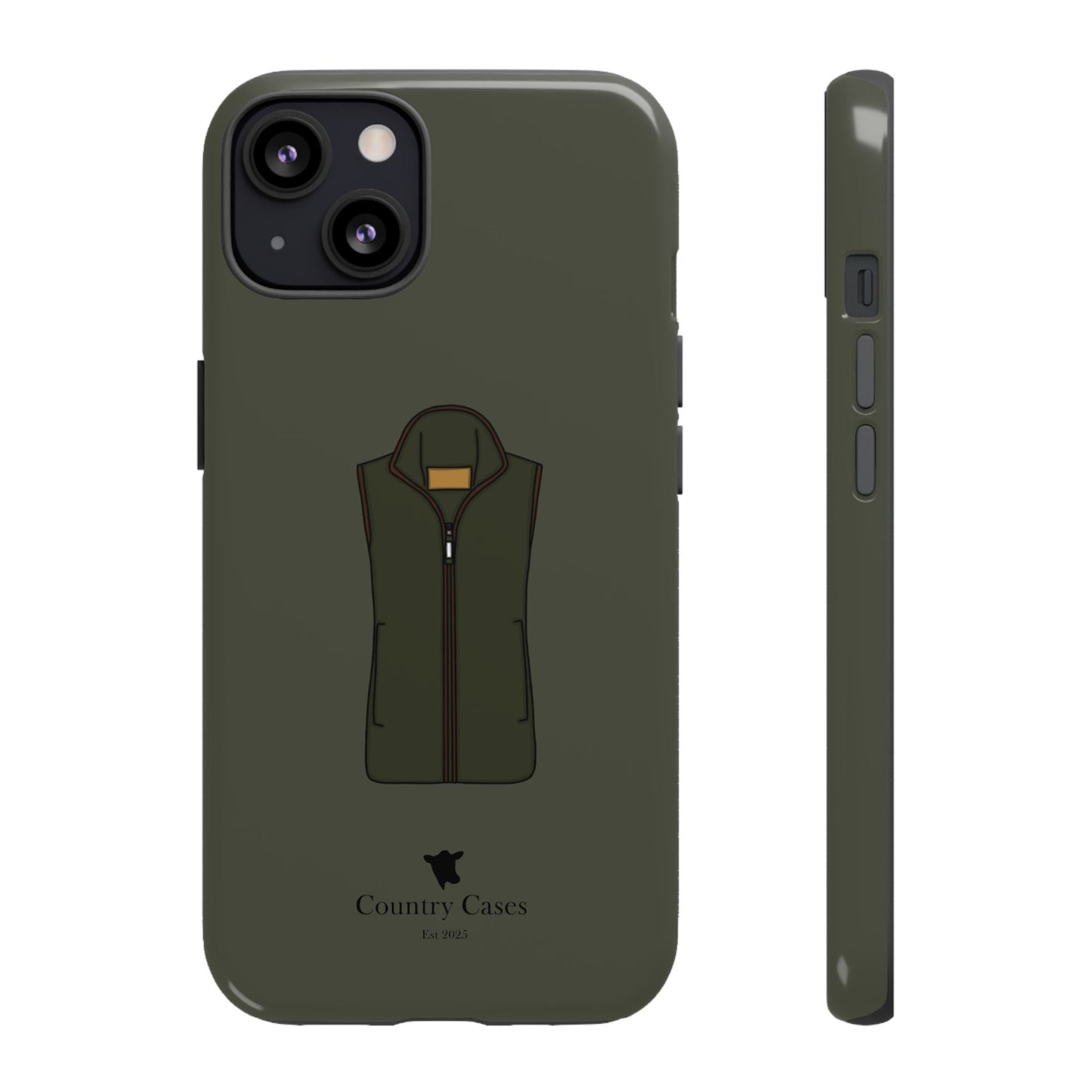 Green fleece case