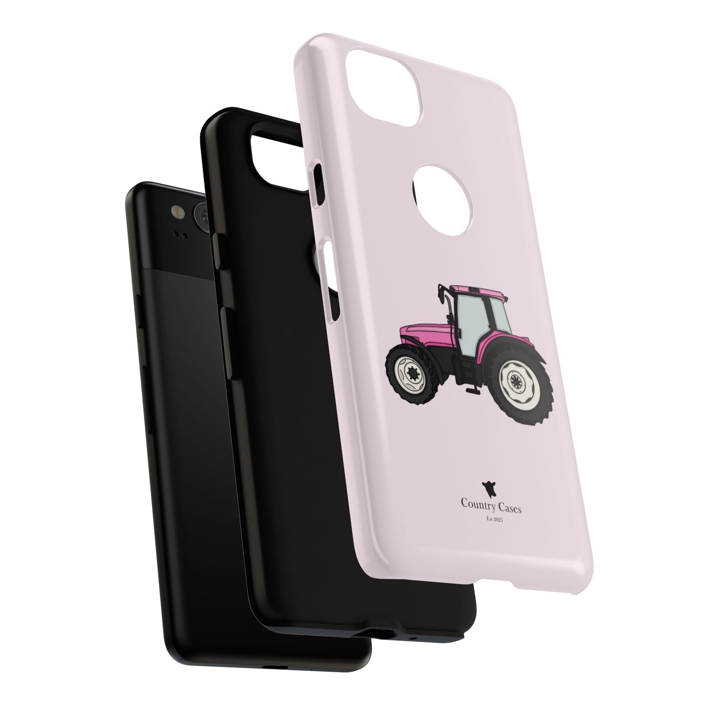 Android pink tractor case